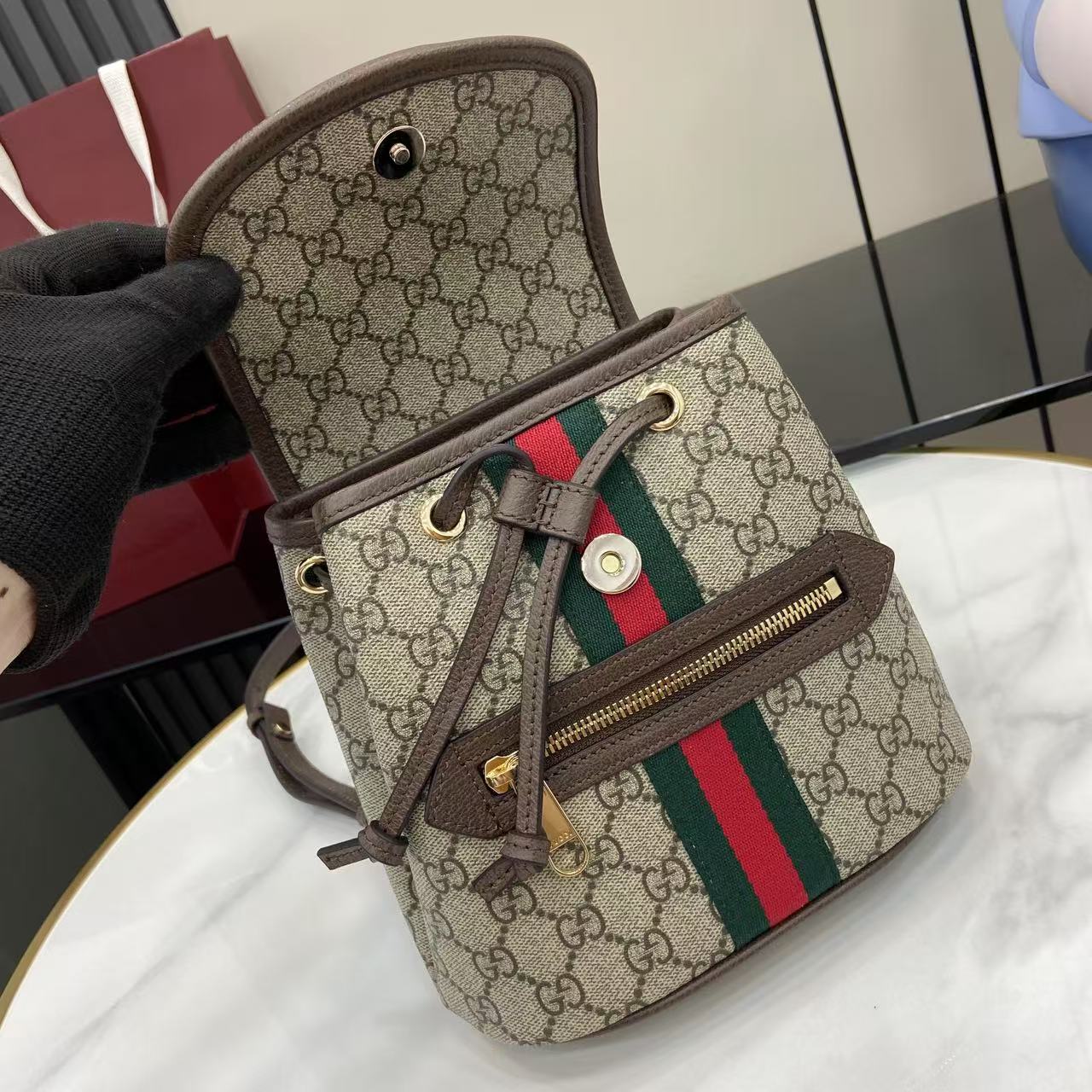Gucci Ophidia Small Backpack - DopestKickz