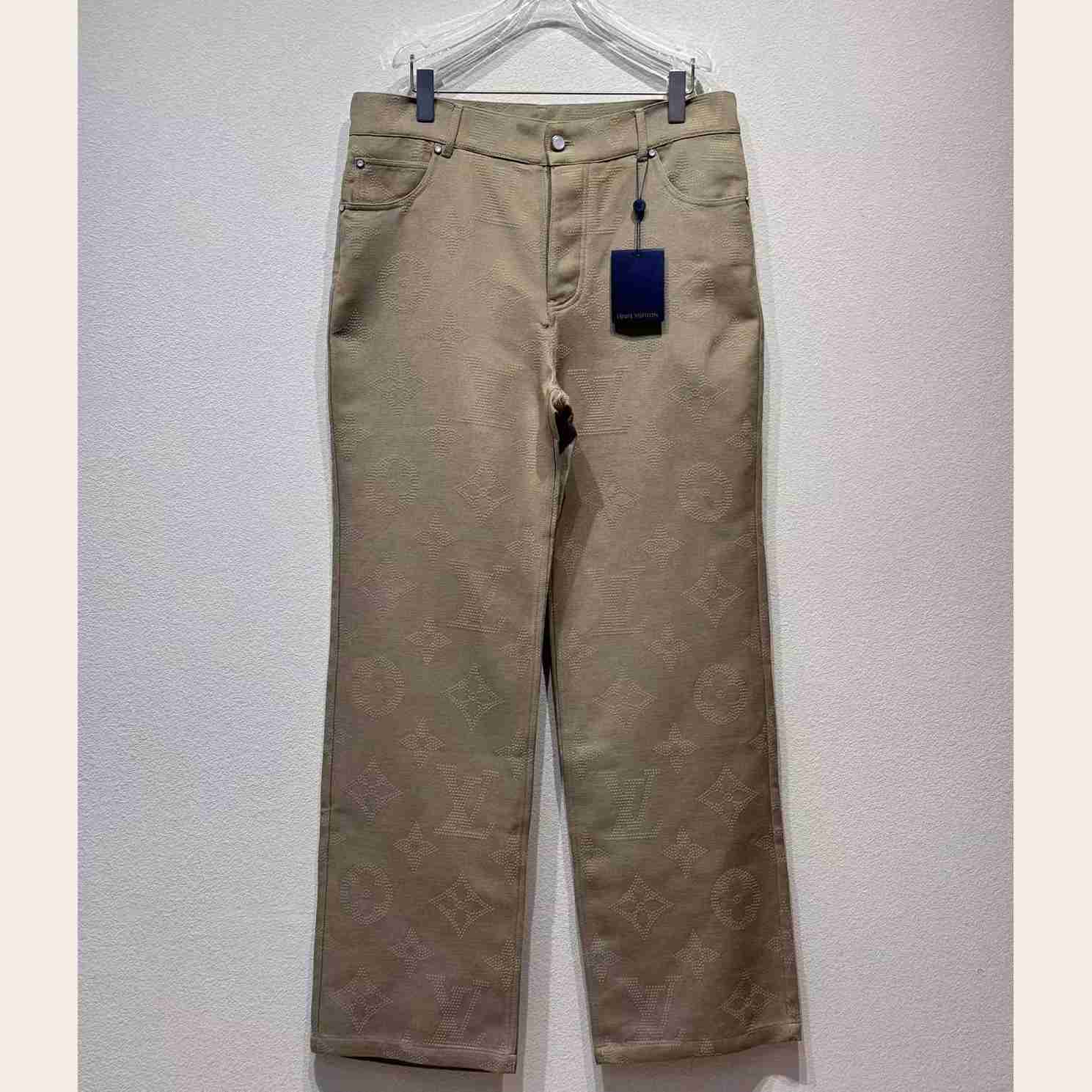 Louis Vuitton Monogram Embroidered Skate Pants     1AHBMA - DopestKickz