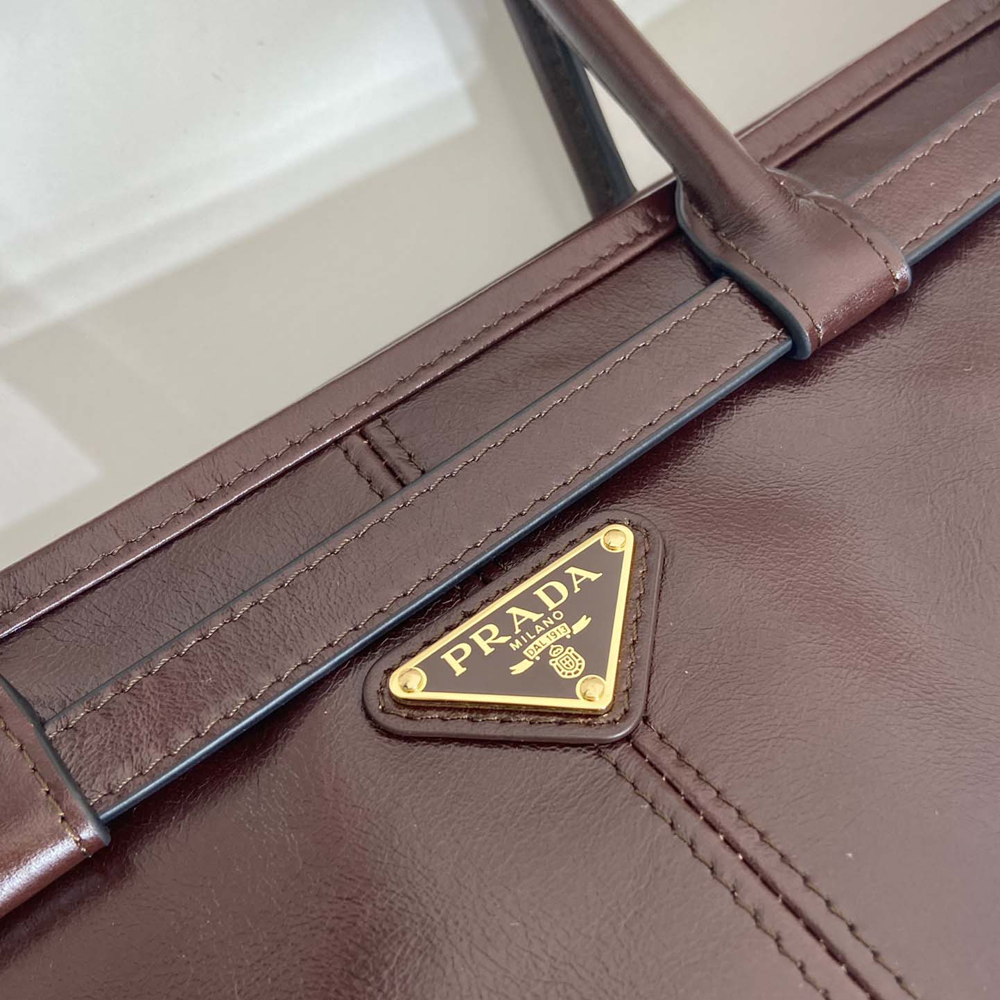 Prada Large Leather Handbag - DopestKickz