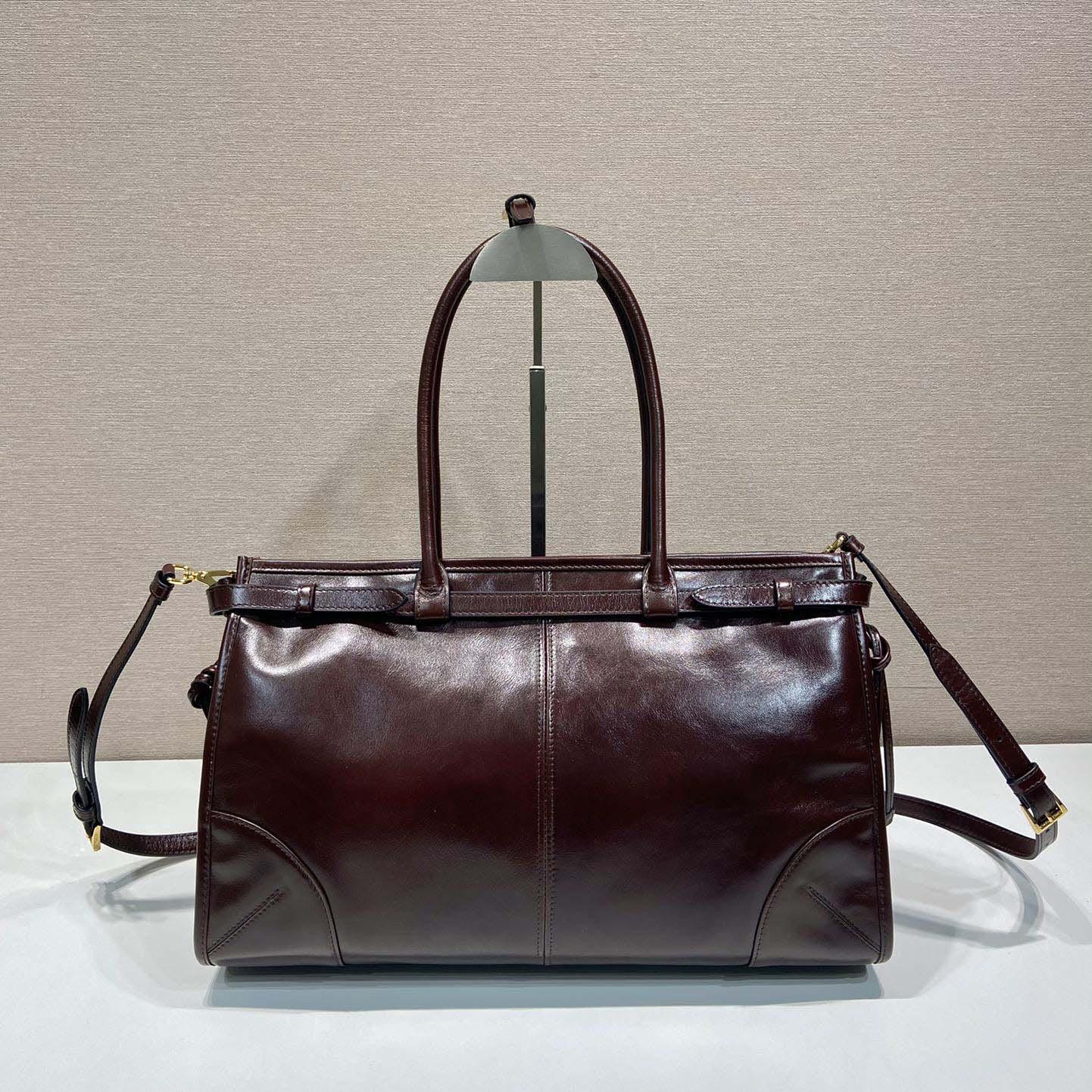 Prada Large Leather Handbag - DopestKickz