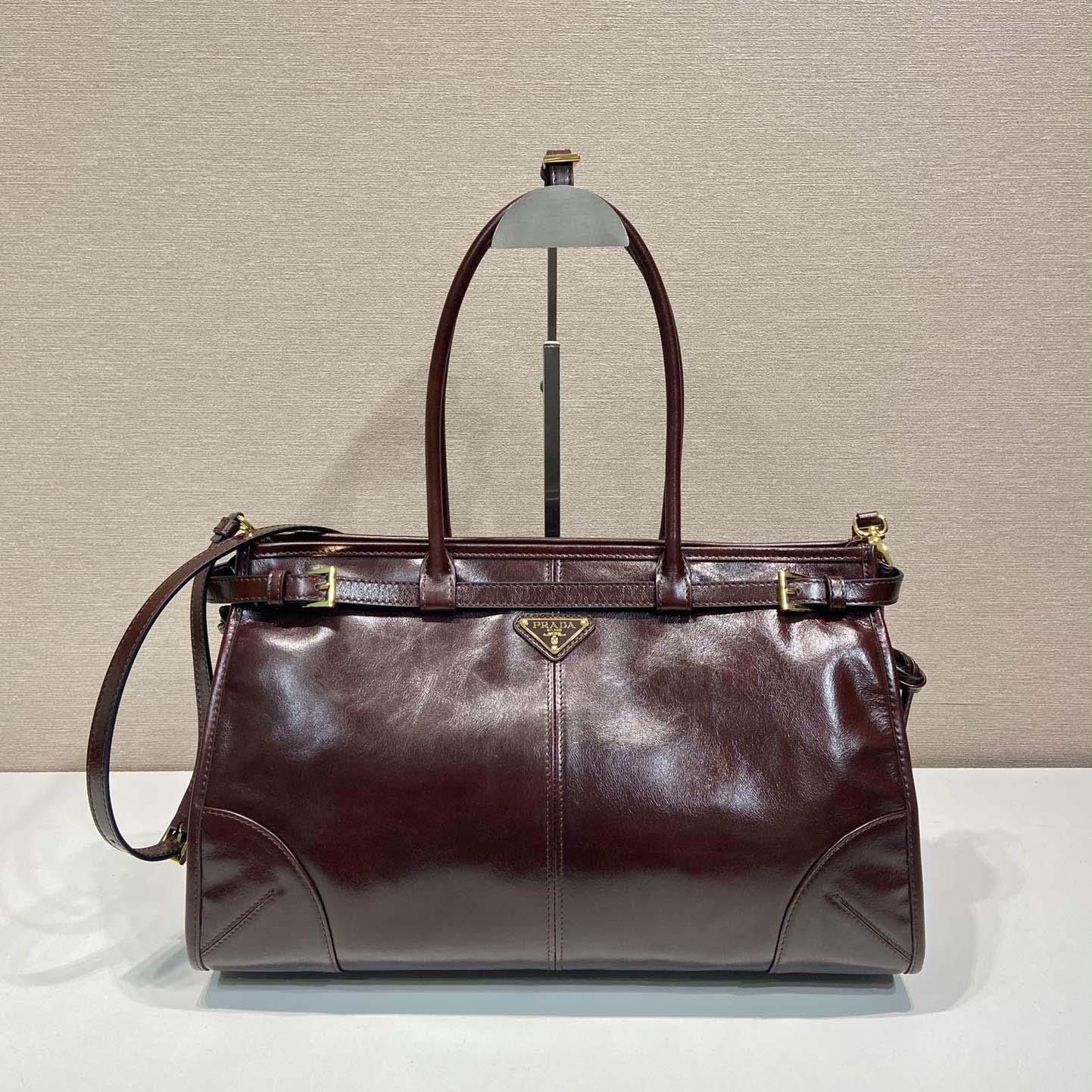 Prada Large Leather Handbag - DopestKickz