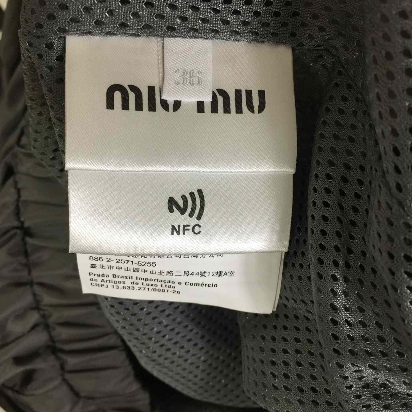 Miu Miu Aluminum Technical Silk Zipper Blouson Jacket - DopestKickz