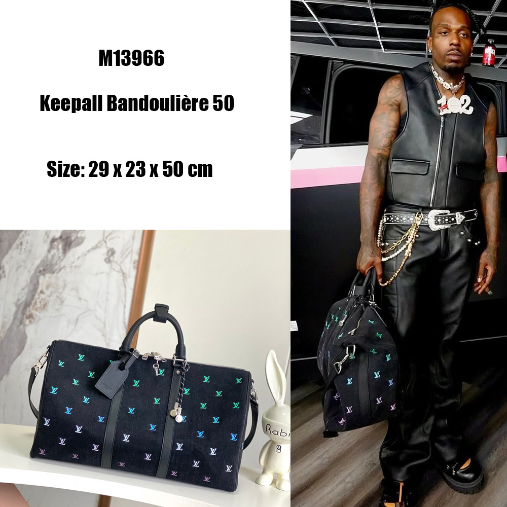Louis Vuitton Keepall Bandoulière 50   M13966 - DopestKickz