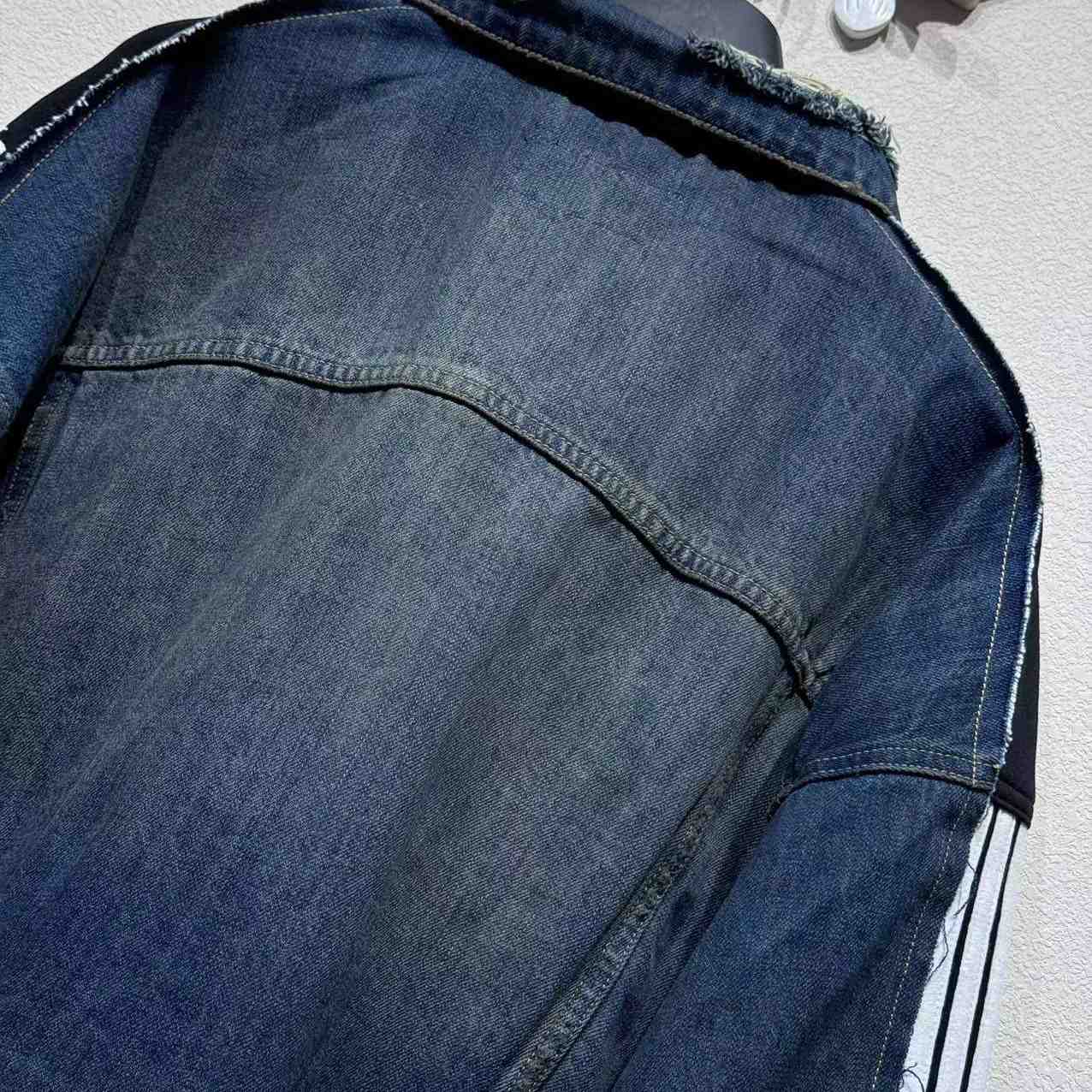 Balenciaga Cut-Up Tracksuit Jacket In Blue - DopestKickz