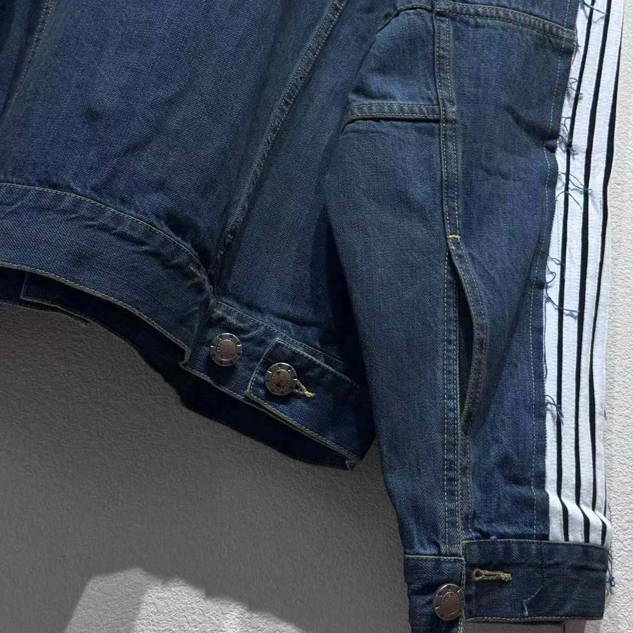 Balenciaga Cut-Up Tracksuit Jacket In Blue - DopestKickz