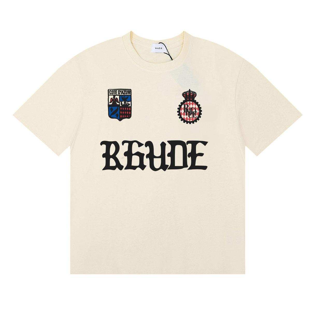 Rhude Cote D'azur Crest Oversized Tee - DopestKickz