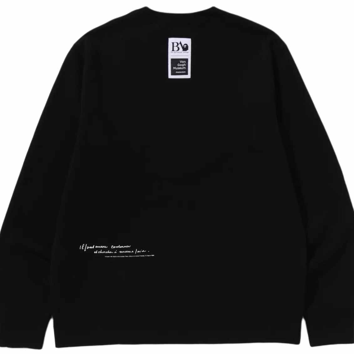 Bape x Van Gogh Museum College Crewneck Sweatshirt - DopestKickz