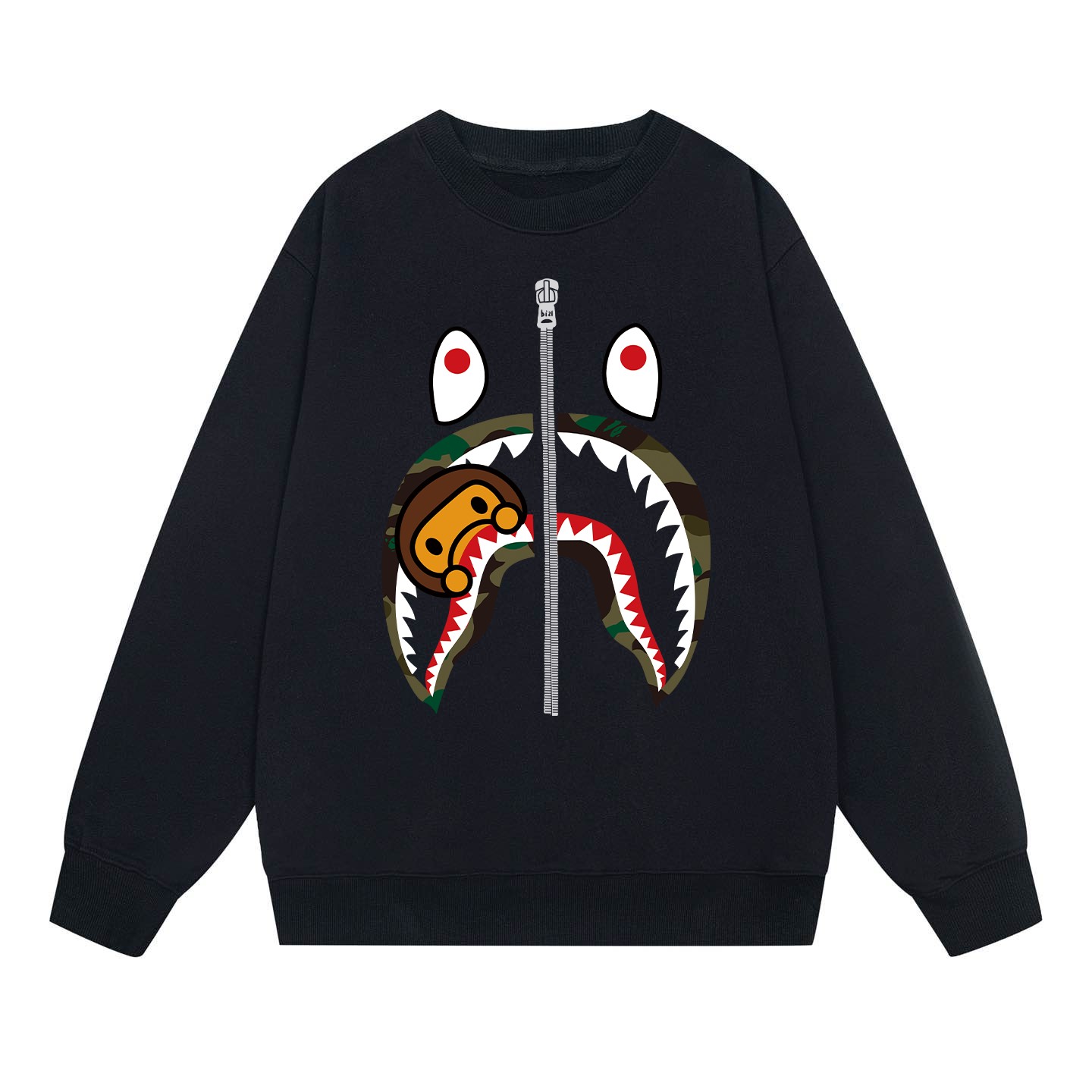 Bape ABC Camo Shark L/S Tee - DopestKickz