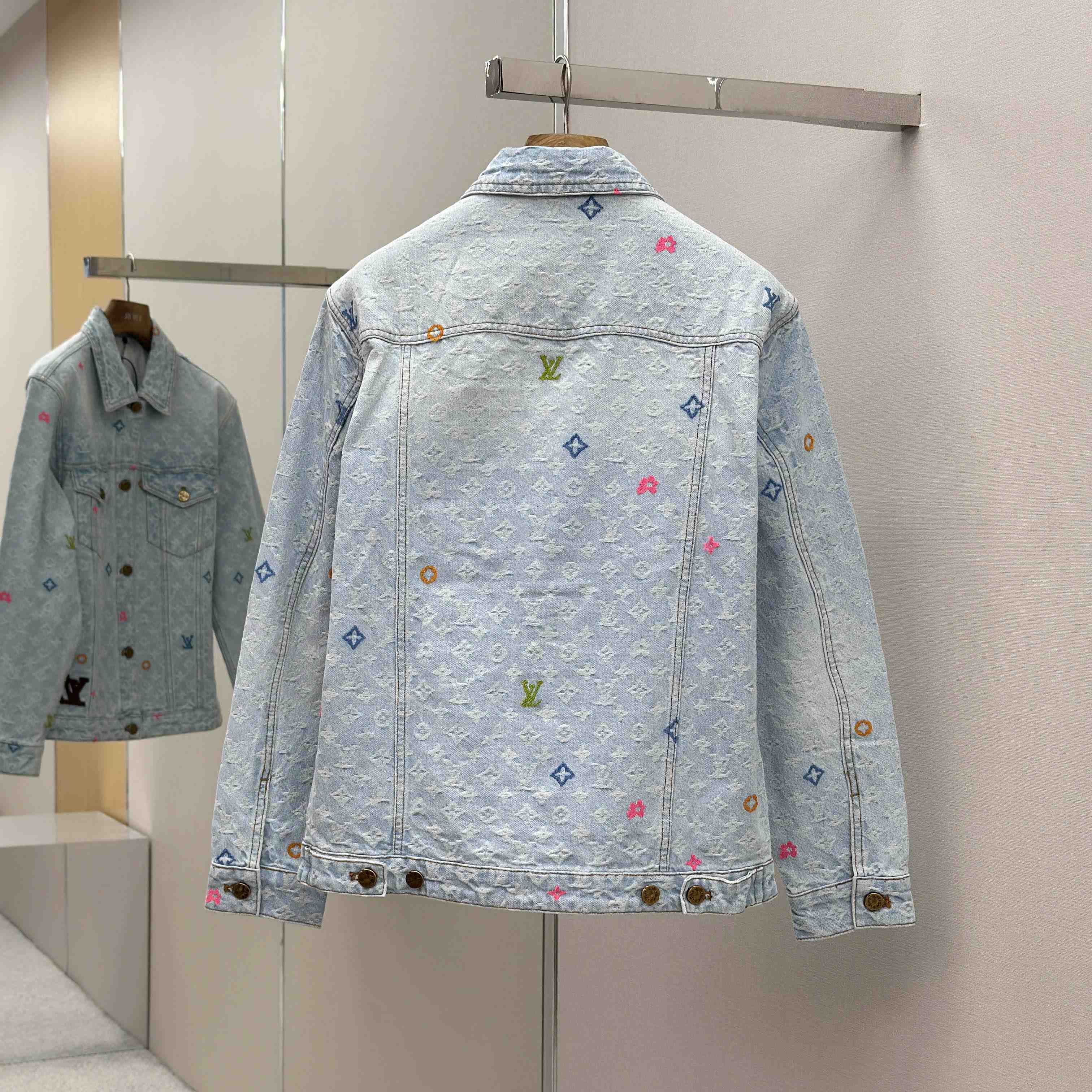 Louis Vuitton Monogram Denim Jacket - DopestKickz
