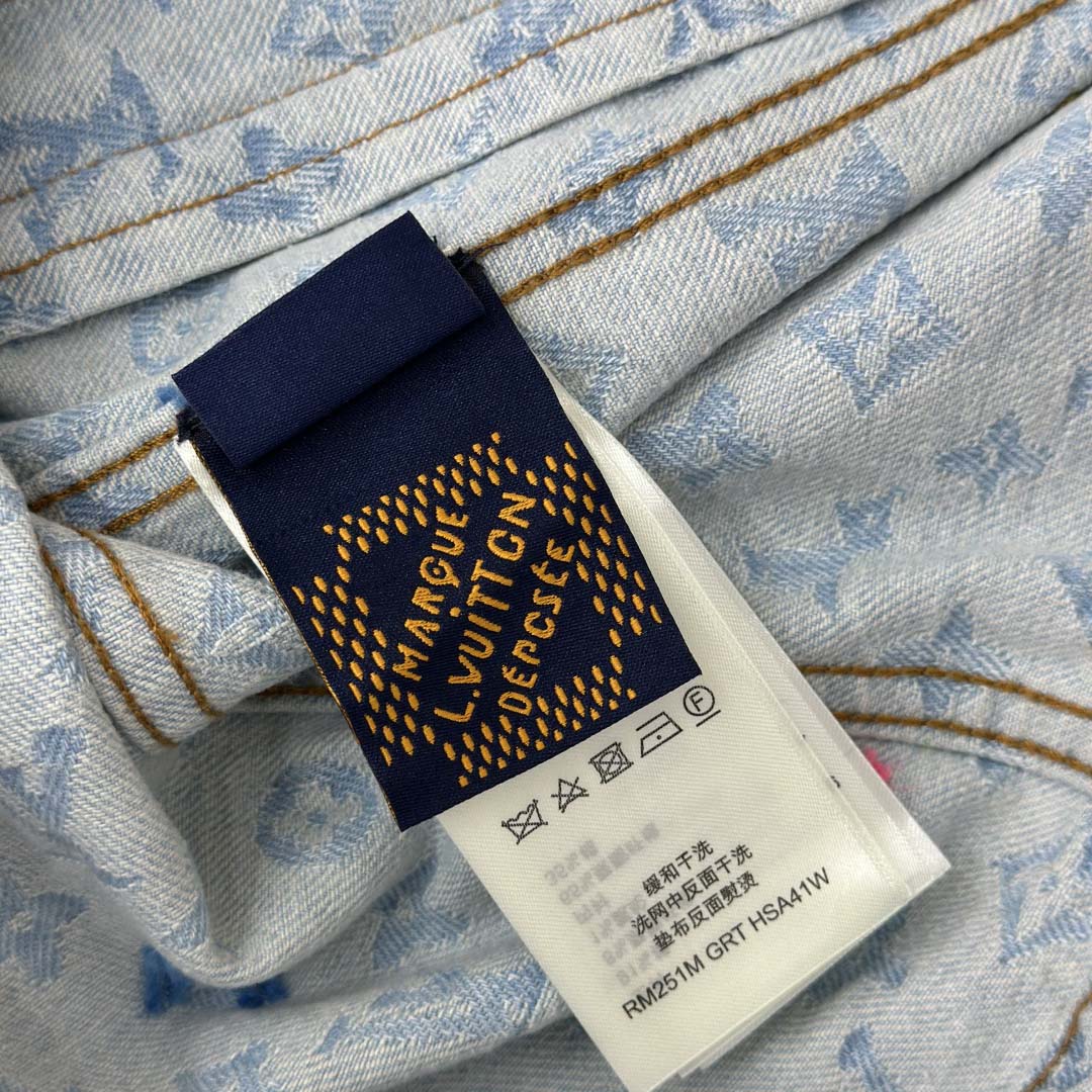 Louis Vuitton Monogram Denim Jacket - DopestKickz