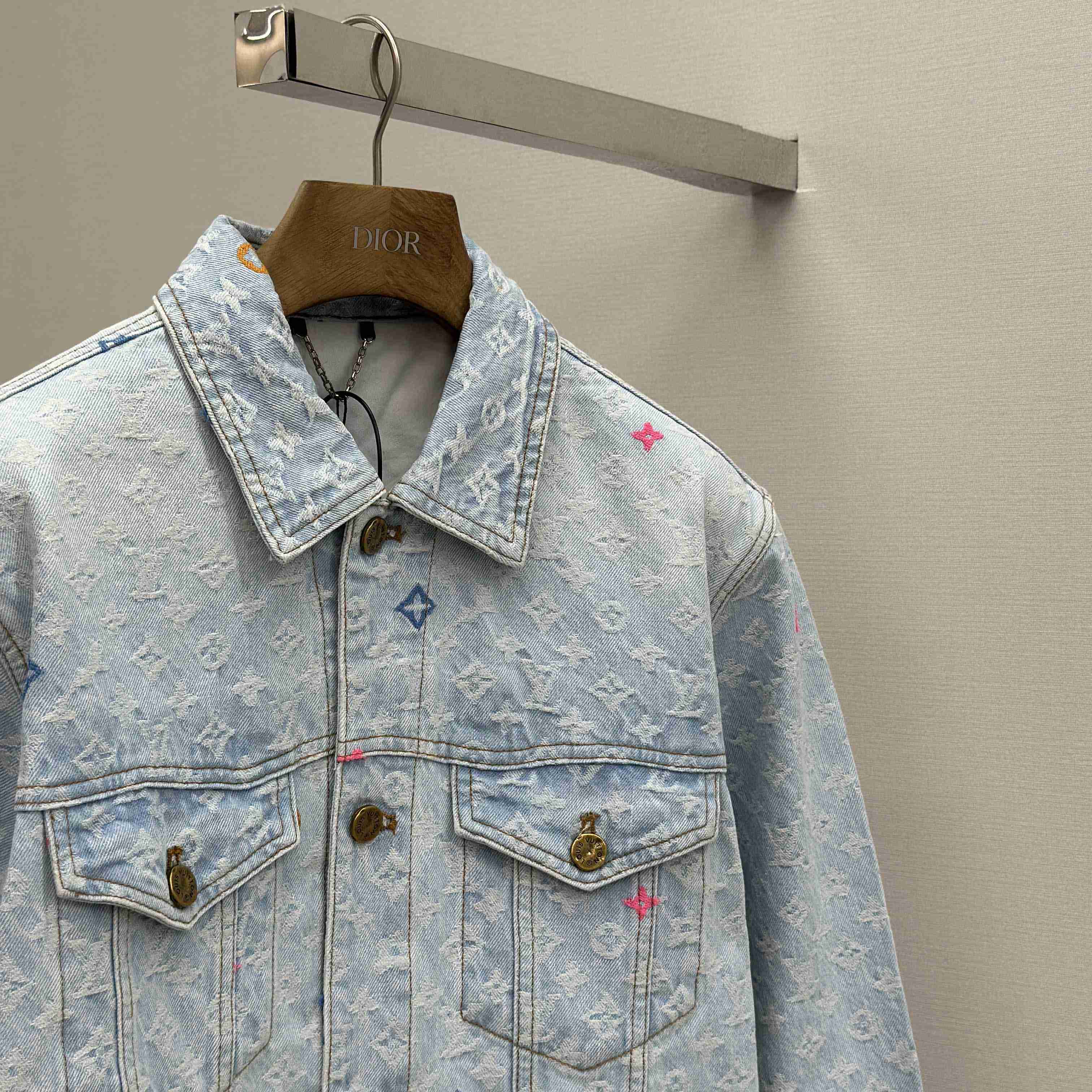 Louis Vuitton Monogram Denim Jacket - DopestKickz