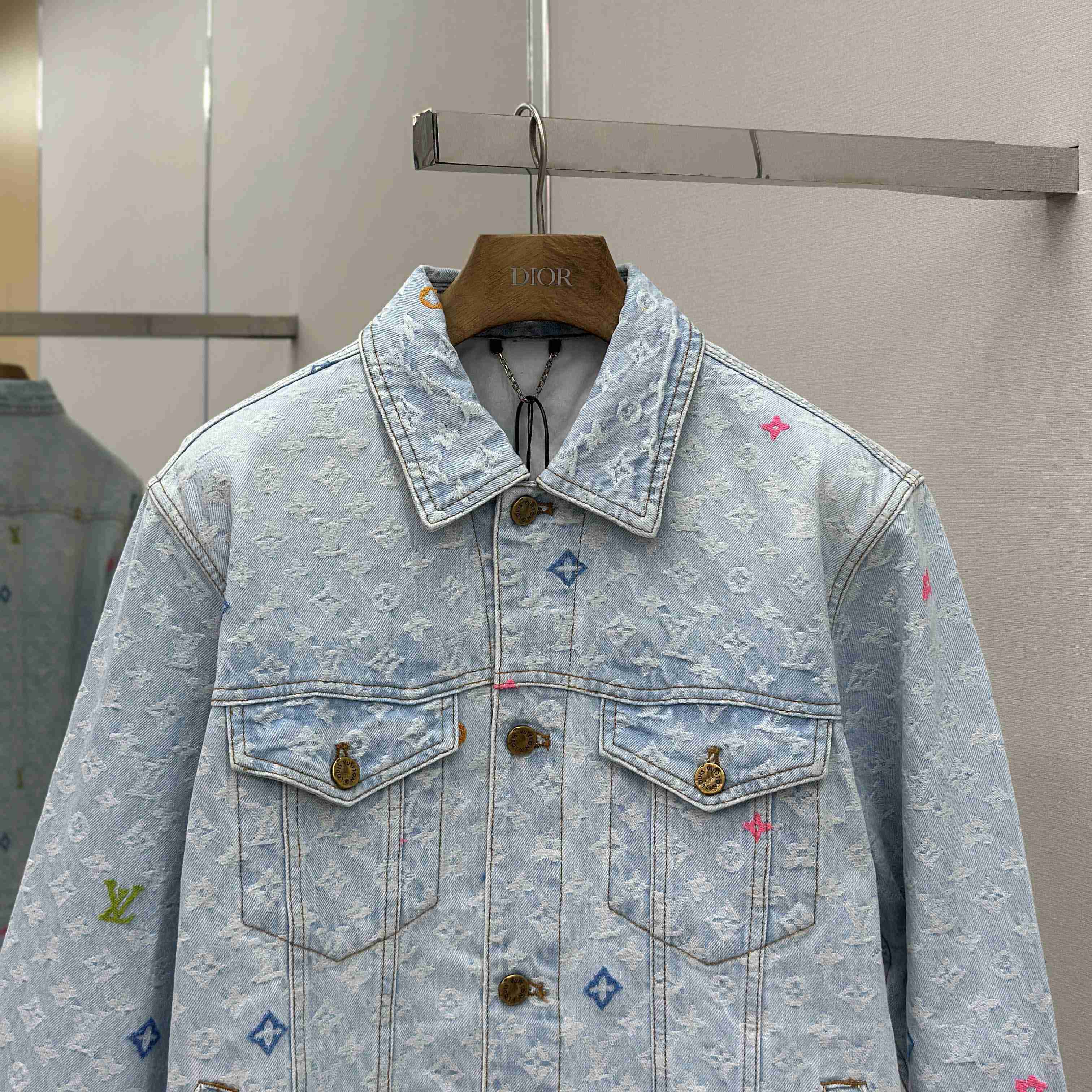 Louis Vuitton Monogram Denim Jacket - DopestKickz