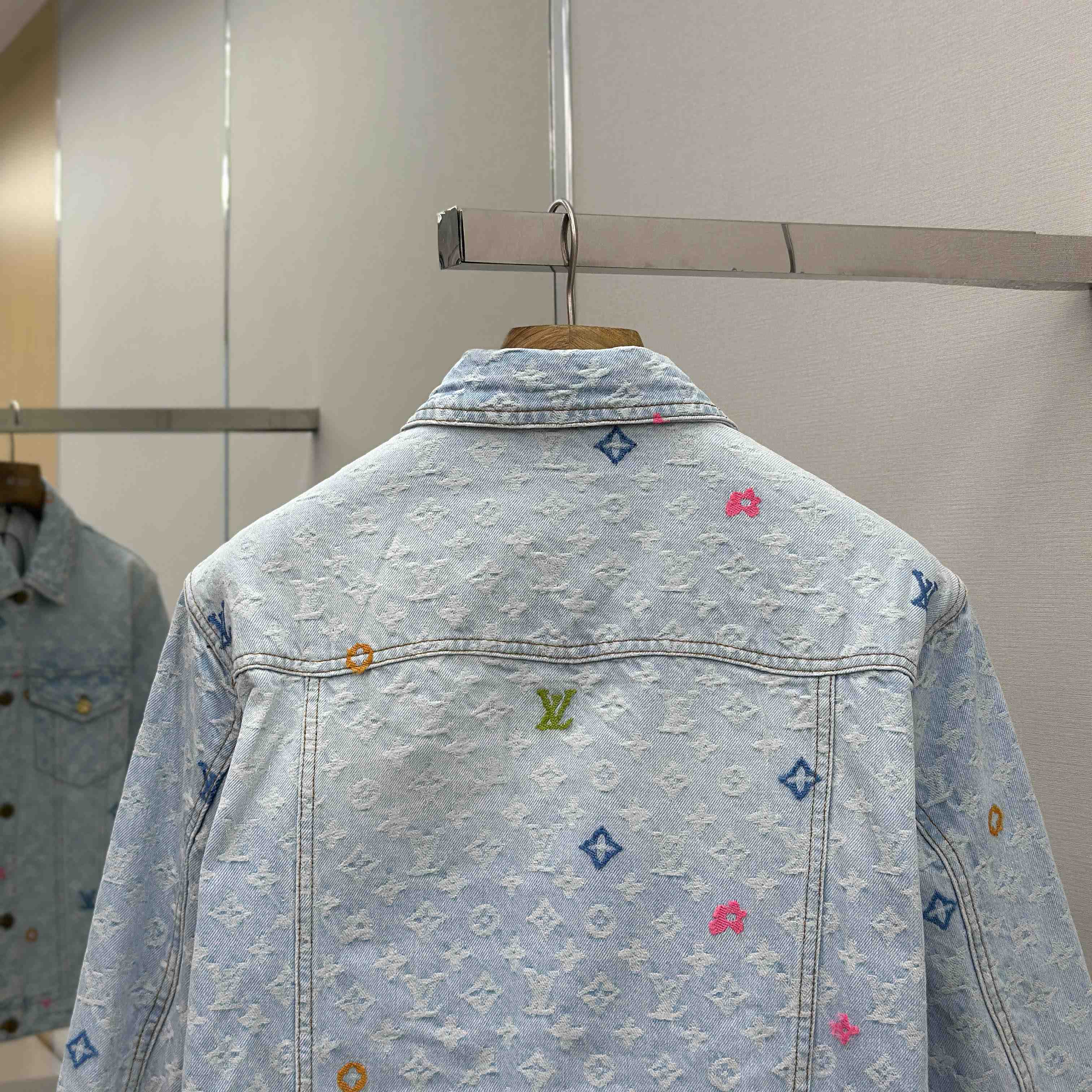 Louis Vuitton Monogram Denim Jacket - DopestKickz