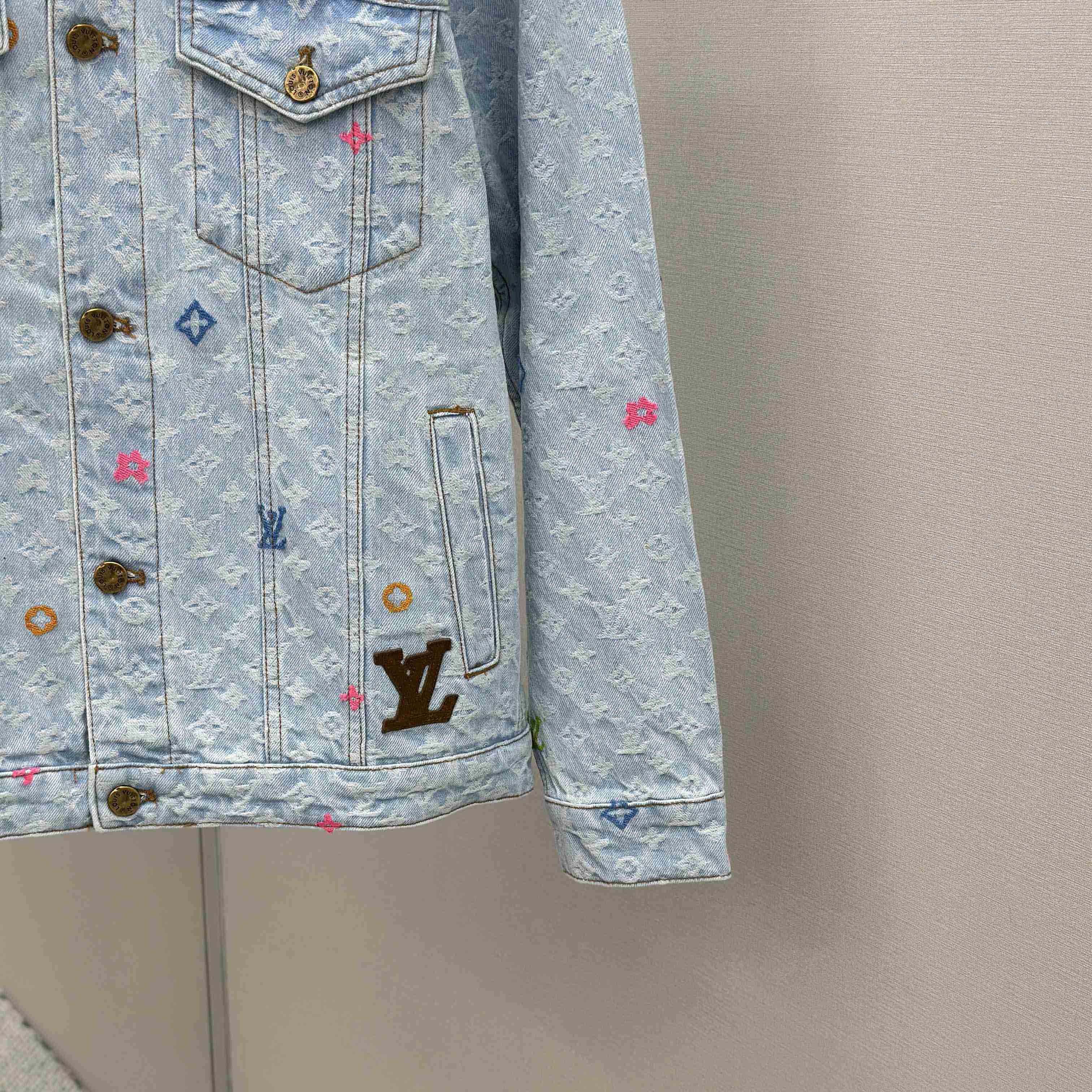 Louis Vuitton Monogram Denim Jacket - DopestKickz