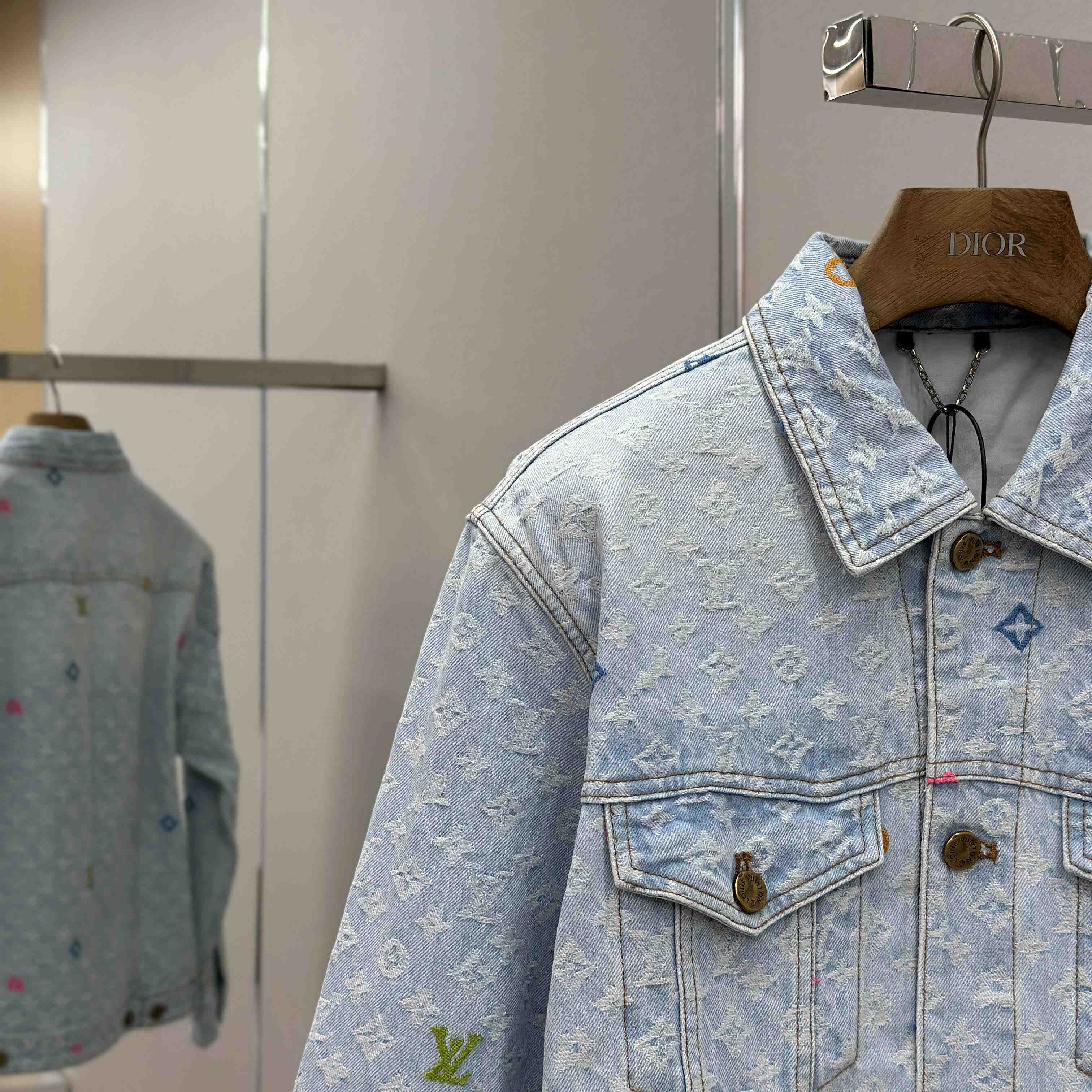 Louis Vuitton Monogram Denim Jacket - DopestKickz