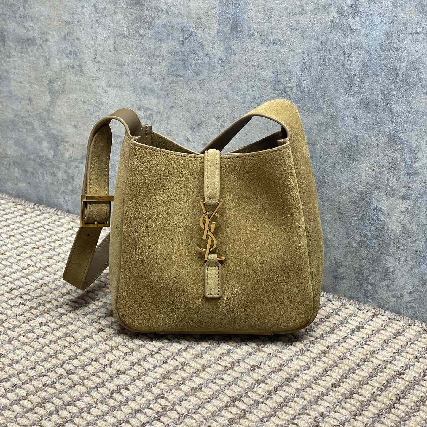 Saint Laurent LE 5 À 7 Supple Baby In Suede - DopestKickz