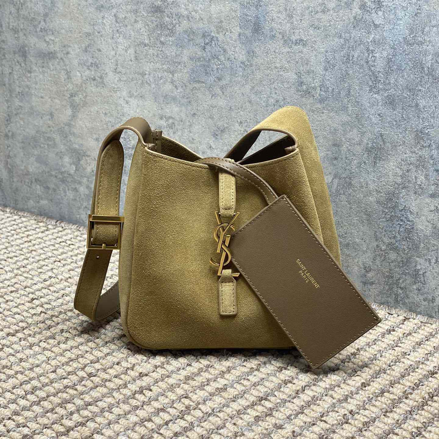 Saint Laurent LE 5 À 7 Supple Baby In Suede - DopestKickz