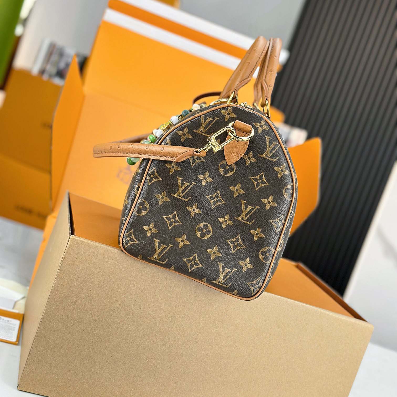 Louis Vuitton Speedy Soft 30 Boho   N87212 - DopestKickz
