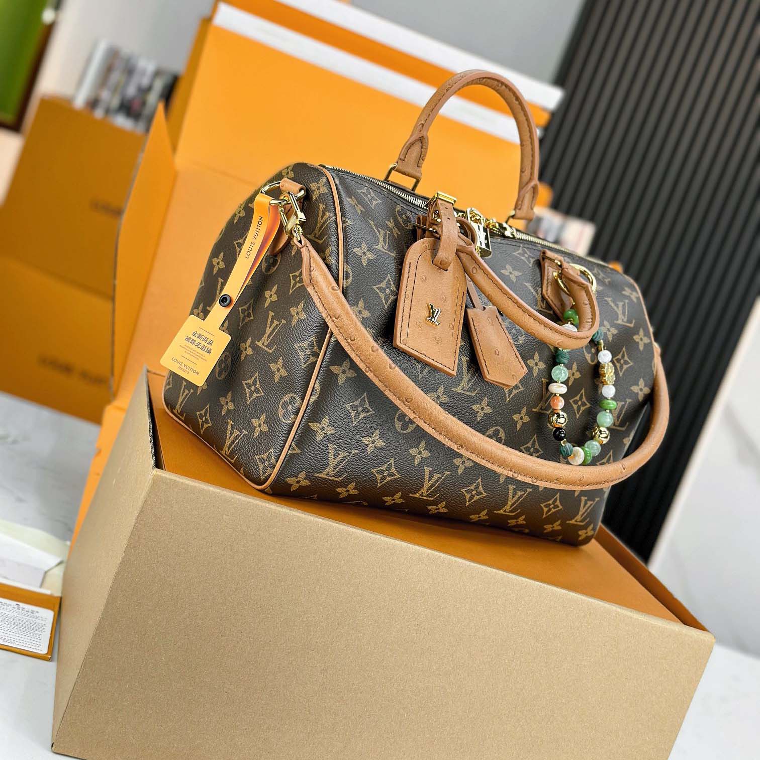 Louis Vuitton Speedy Soft 30 Boho   N87212 - DopestKickz