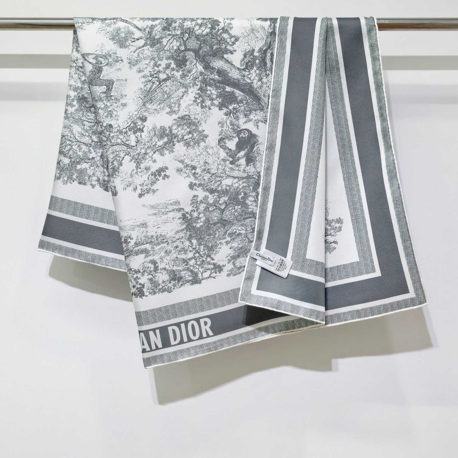 Dior Toile de Jouy Sauvage 90 Square Scarf  - DopestKickz