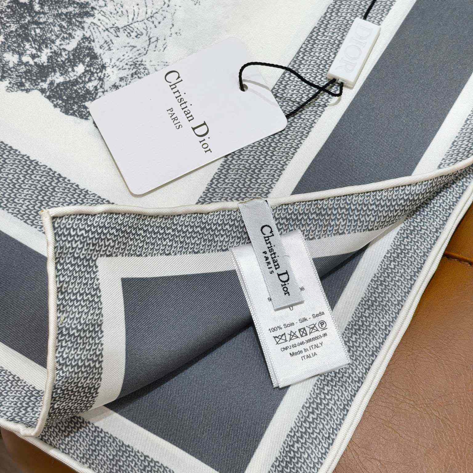 Dior Toile de Jouy Sauvage 90 Square Scarf  - DopestKickz