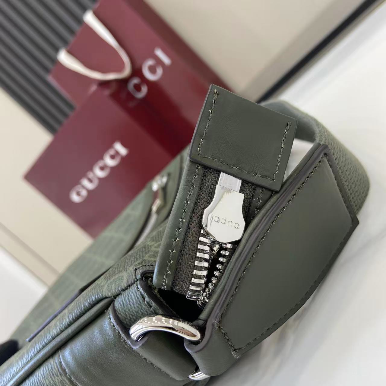 Gucci GG Monogram Small Messenger Bag - DopestKickz