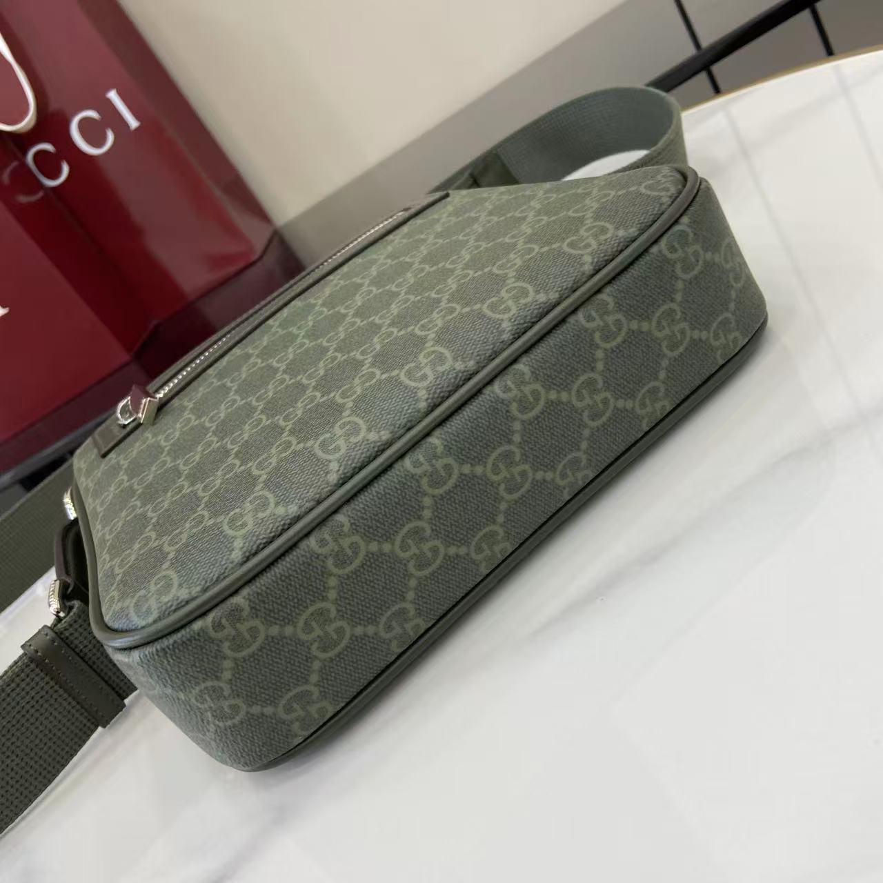 Gucci GG Monogram Small Messenger Bag - DopestKickz