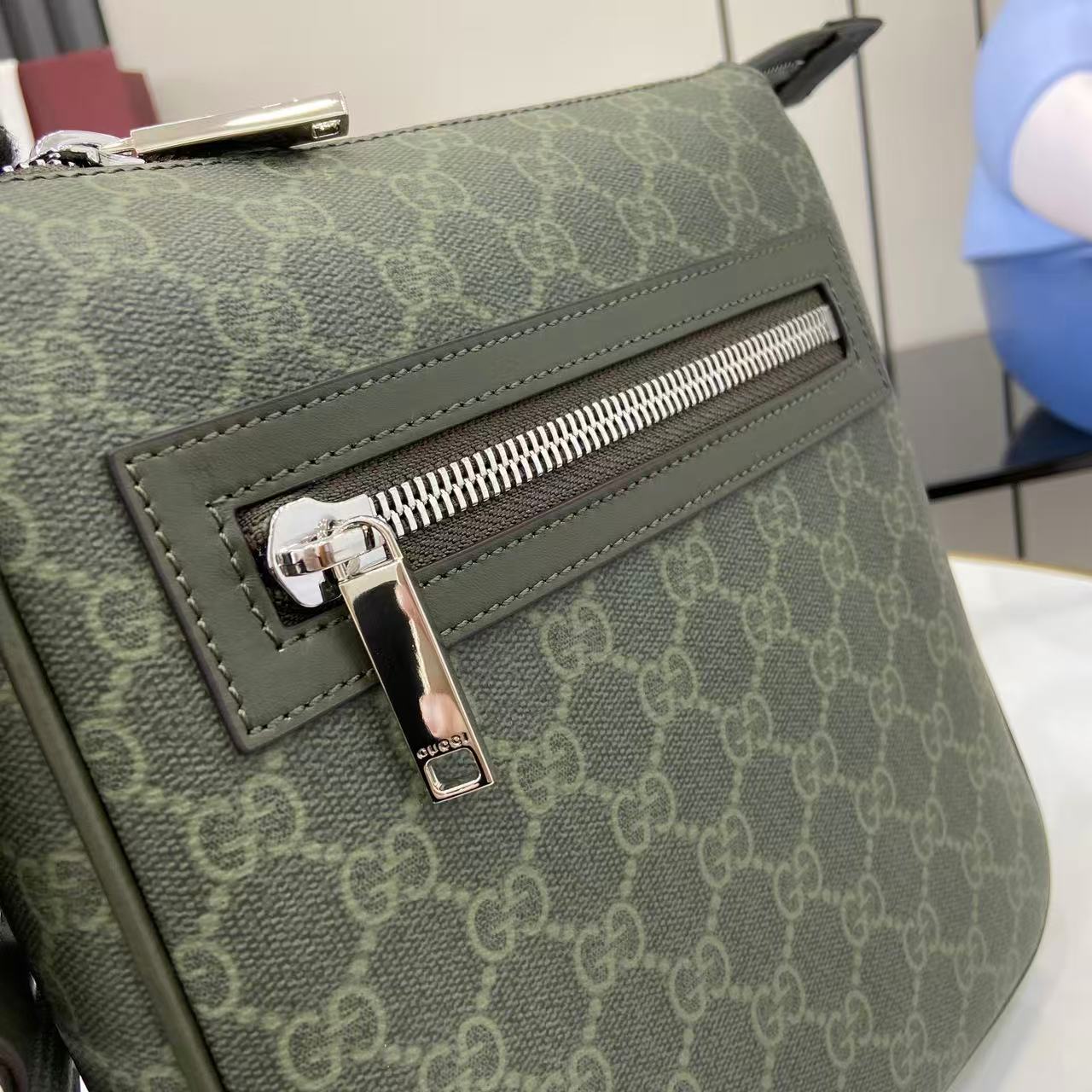 Gucci GG Monogram Small Messenger Bag - DopestKickz