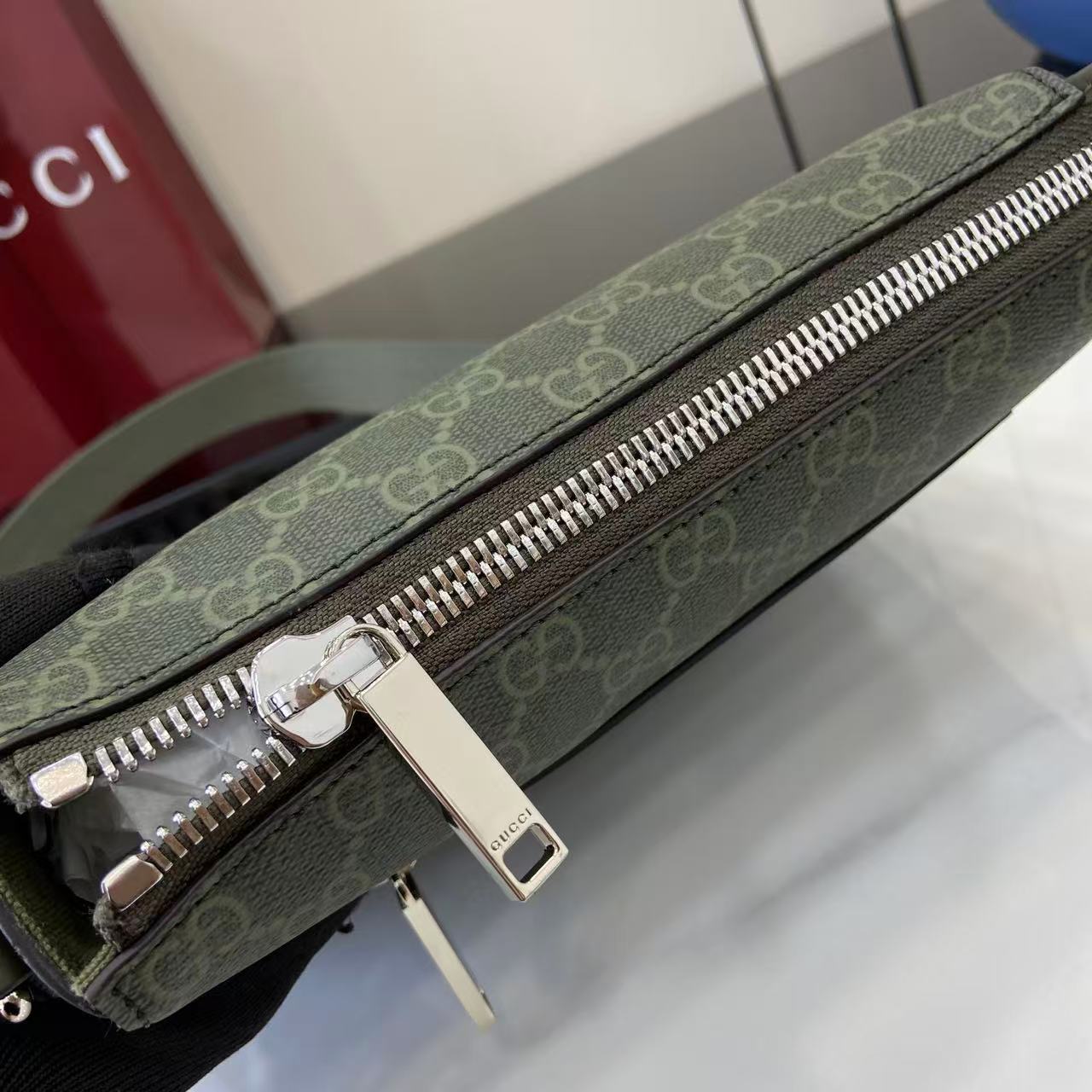 Gucci GG Monogram Small Messenger Bag - DopestKickz