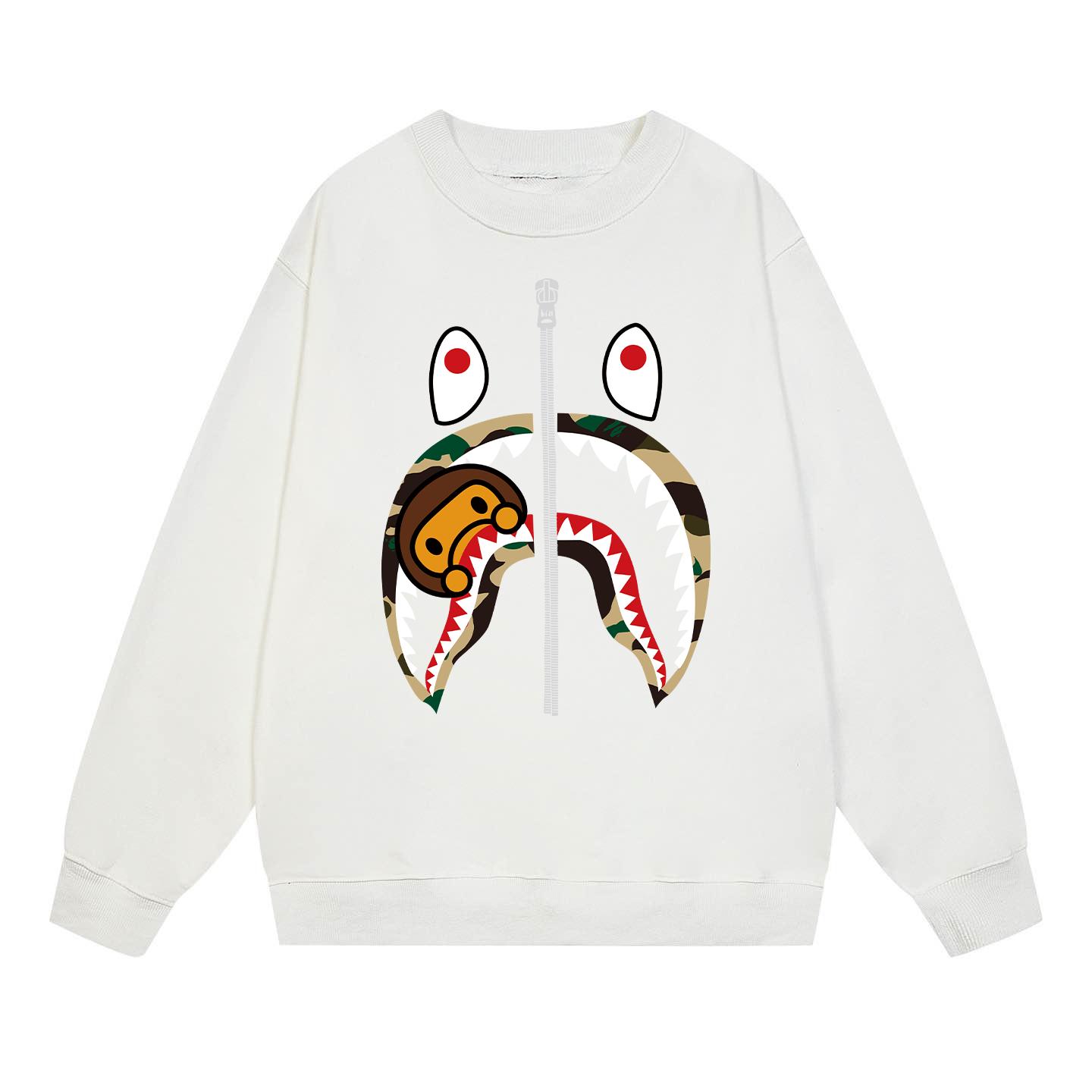 Bape ABC Camo Shark L/S Tee - DopestKickz