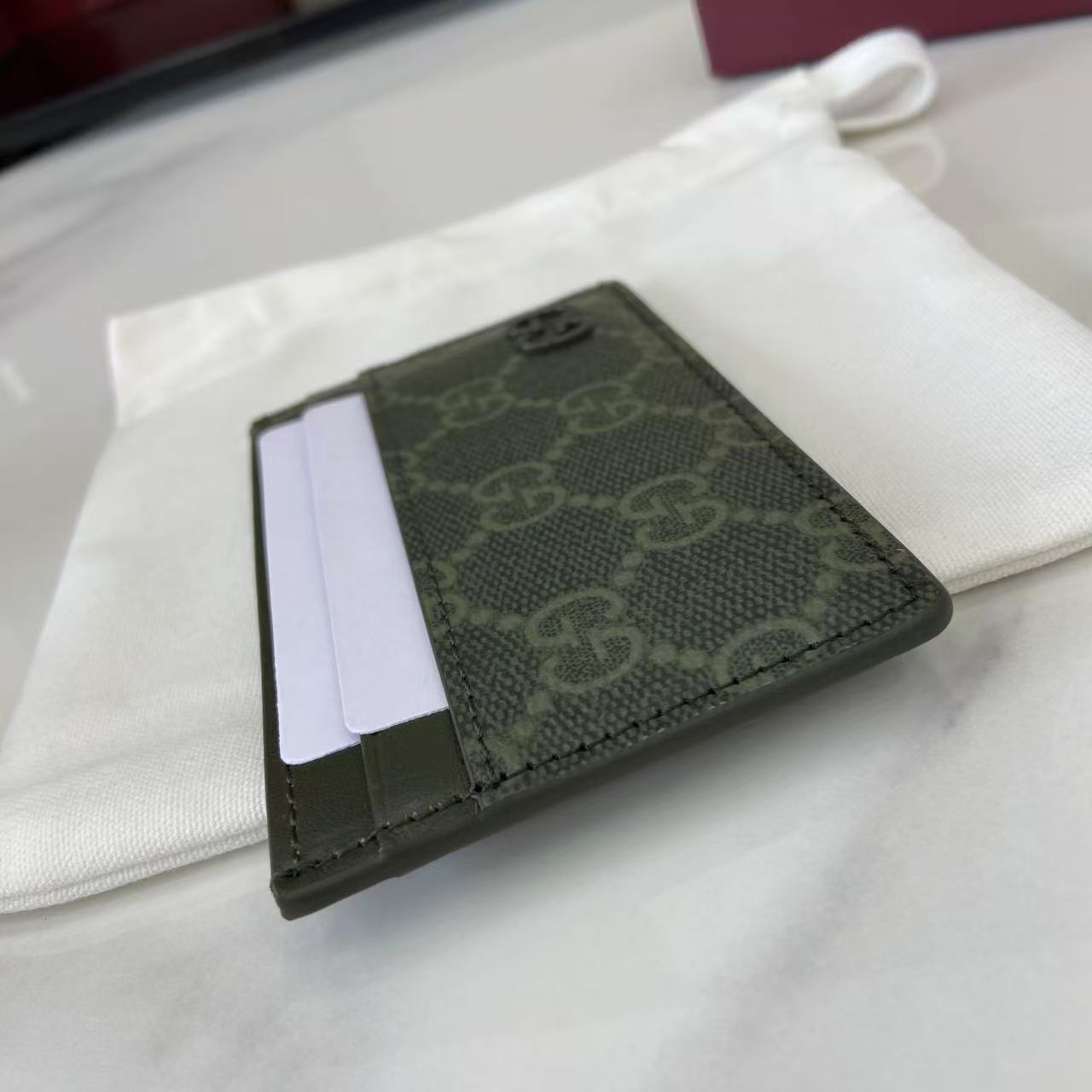 Gucci GG Monogram Long Card Case - DopestKickz