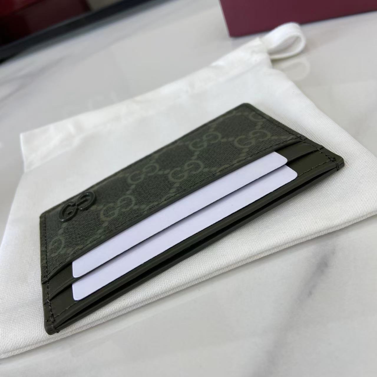 Gucci GG Monogram Long Card Case - DopestKickz