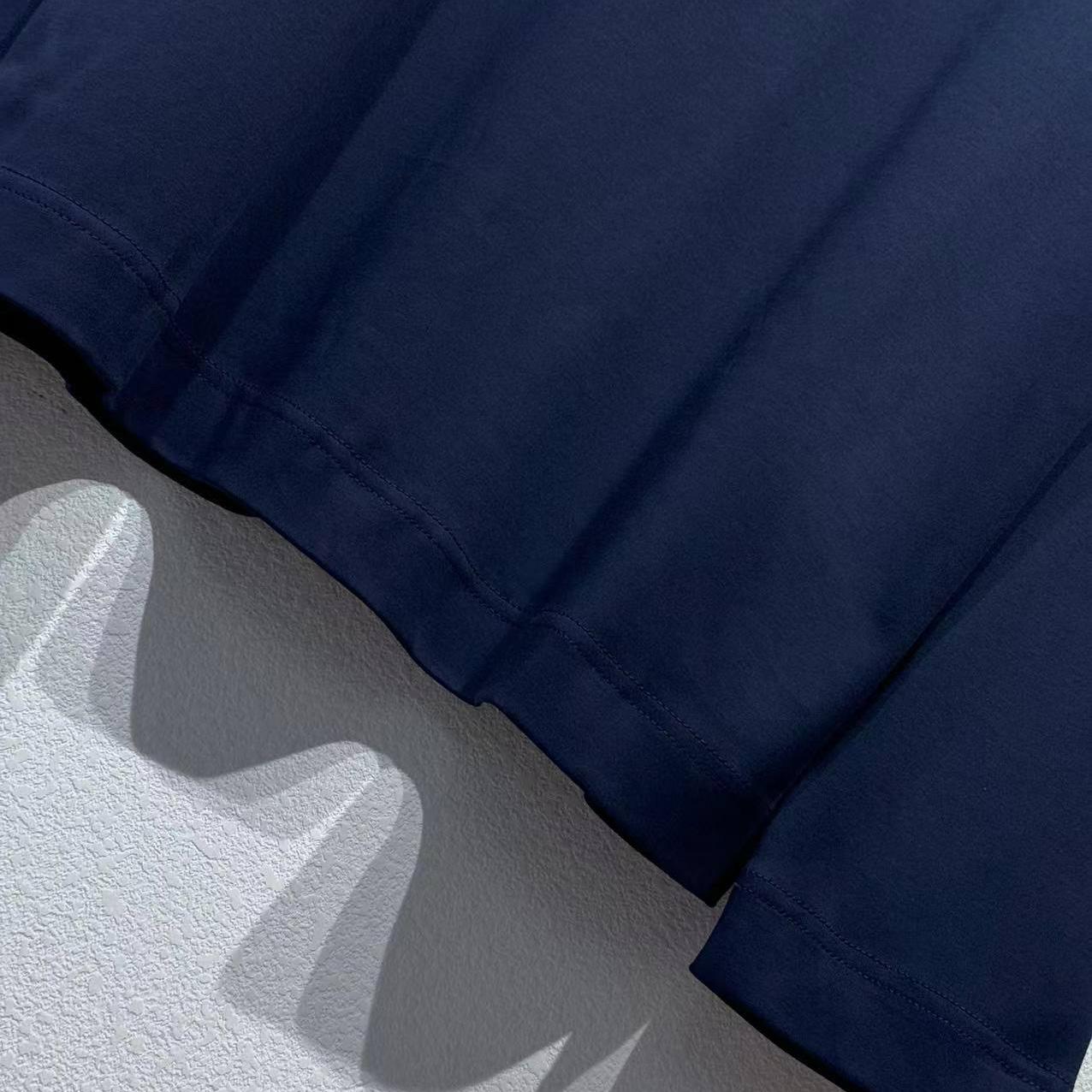 Fendi Blue Cotton T-shirt - DopestKickz