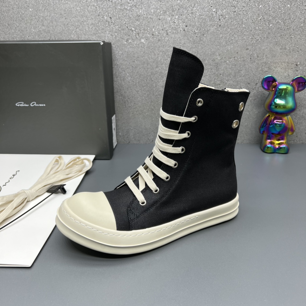 Rick Owens High Top Sneakers - DopestKickz