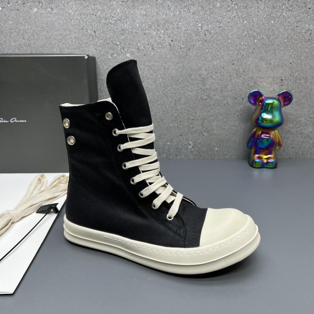 Rick Owens High Top Sneakers - DopestKickz