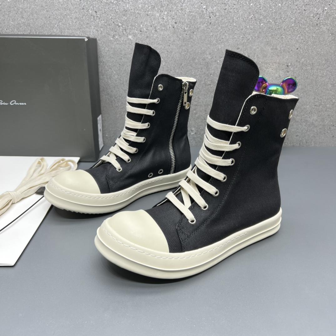 Rick Owens High Top Sneakers - DopestKickz