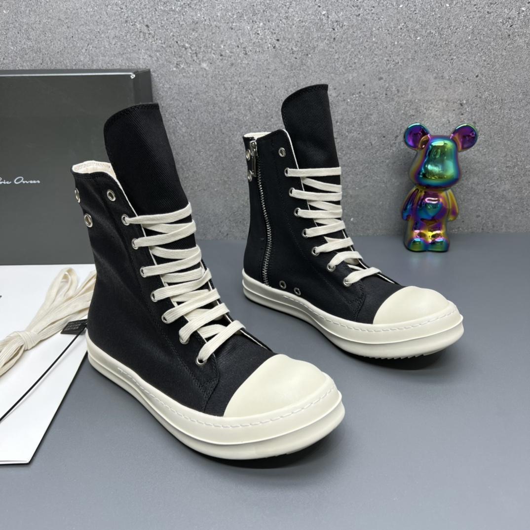 Rick Owens High Top Sneakers - DopestKickz