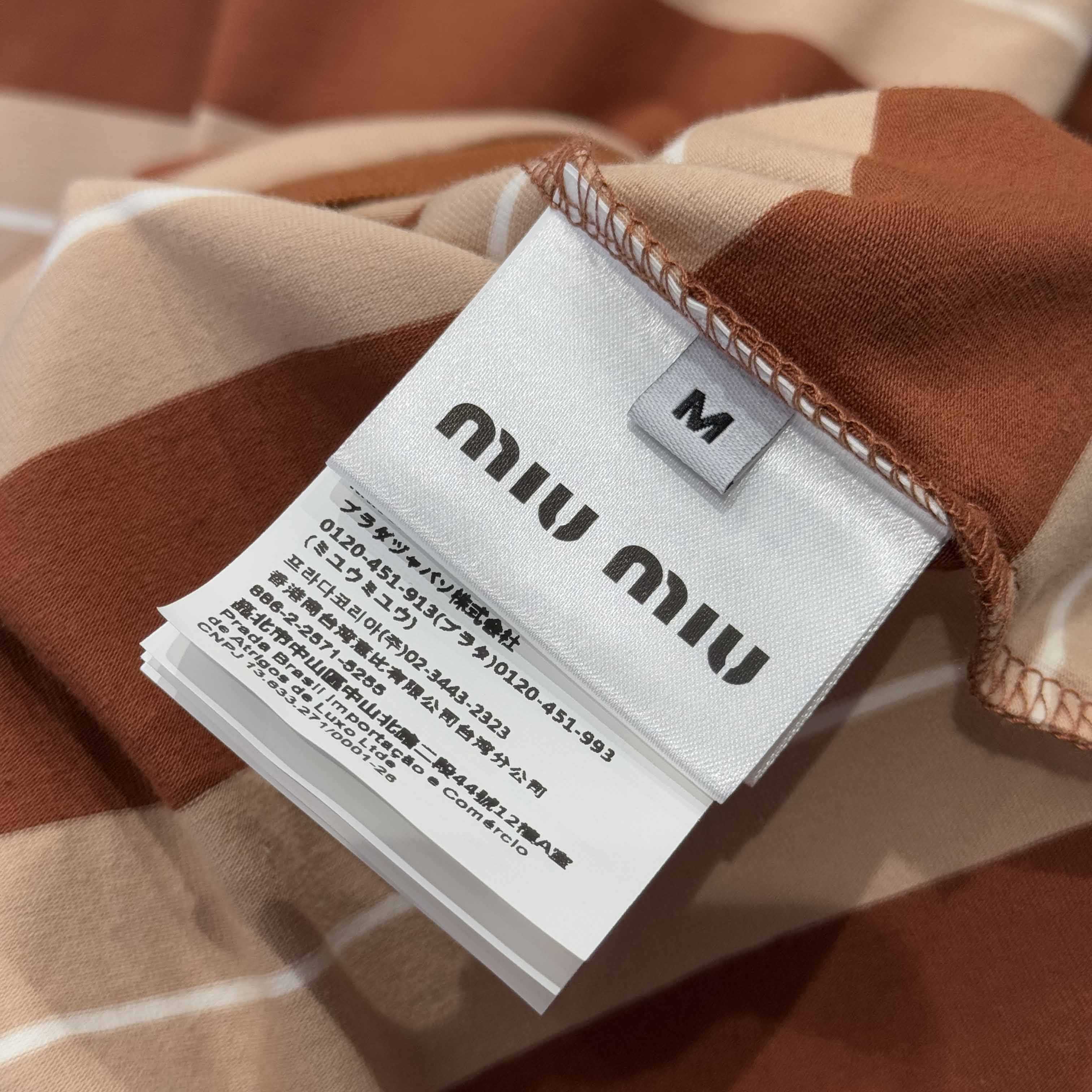 Miu Miu Cotton Knit Polo Shirt - DopestKickz