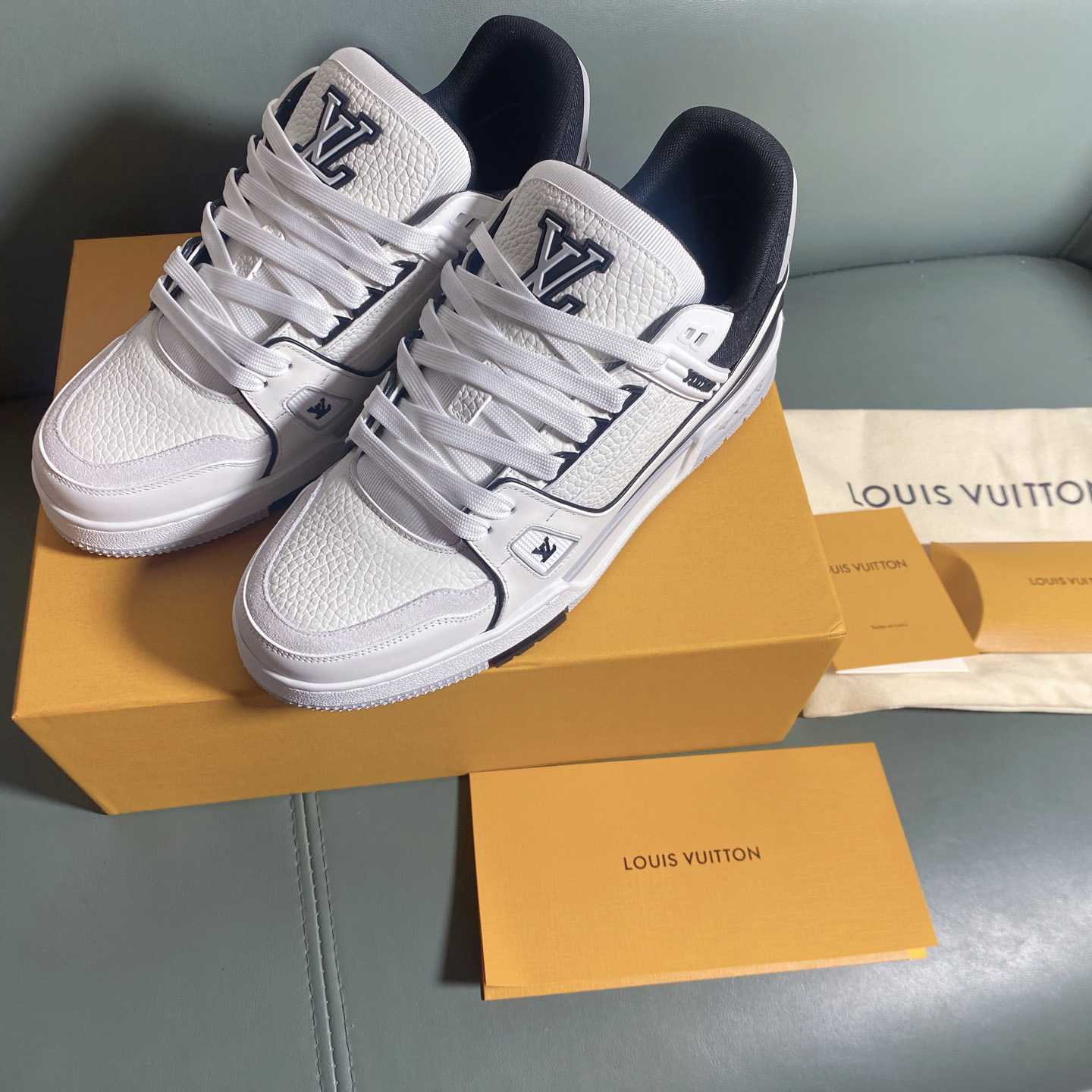 Louis Vuitton LV Trainer Sneaker      1AIJ45 - DopestKickz