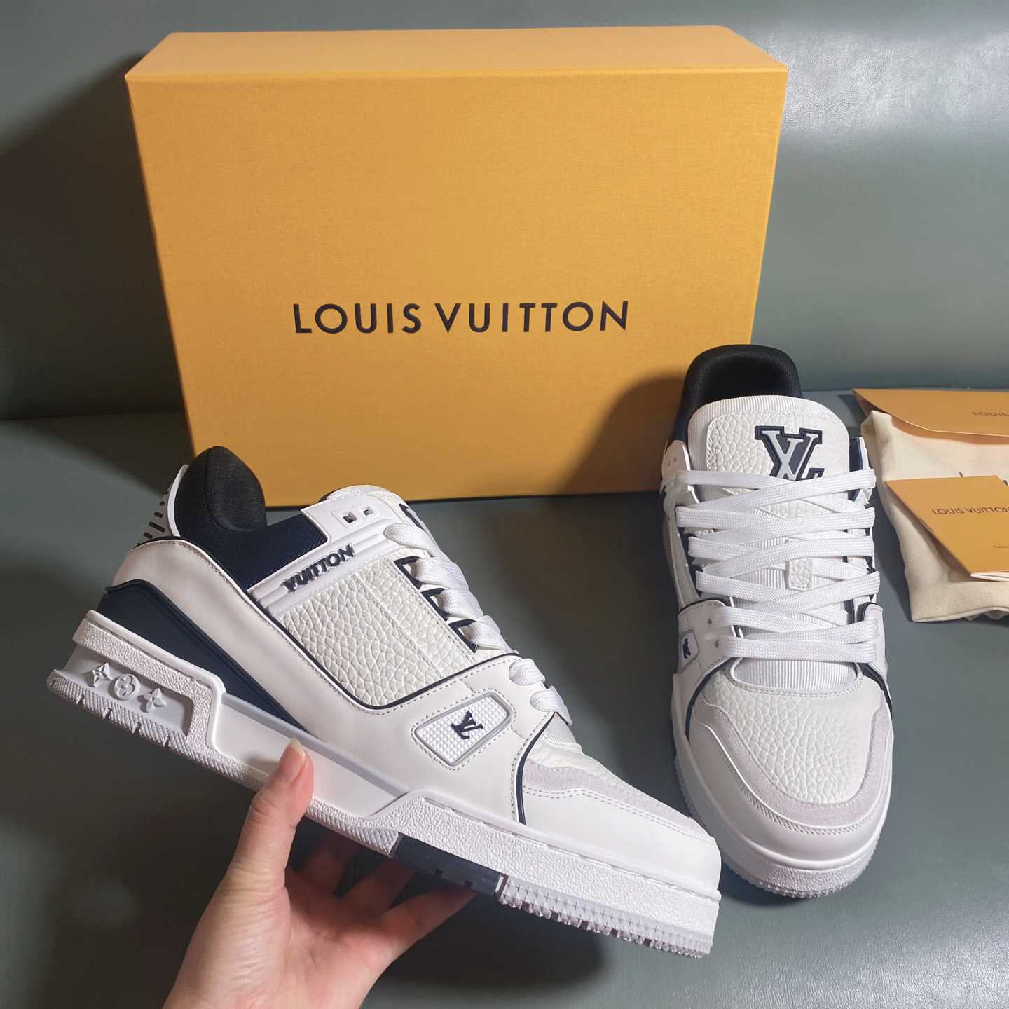 Louis Vuitton LV Trainer Sneaker      1AIJ45 - DopestKickz