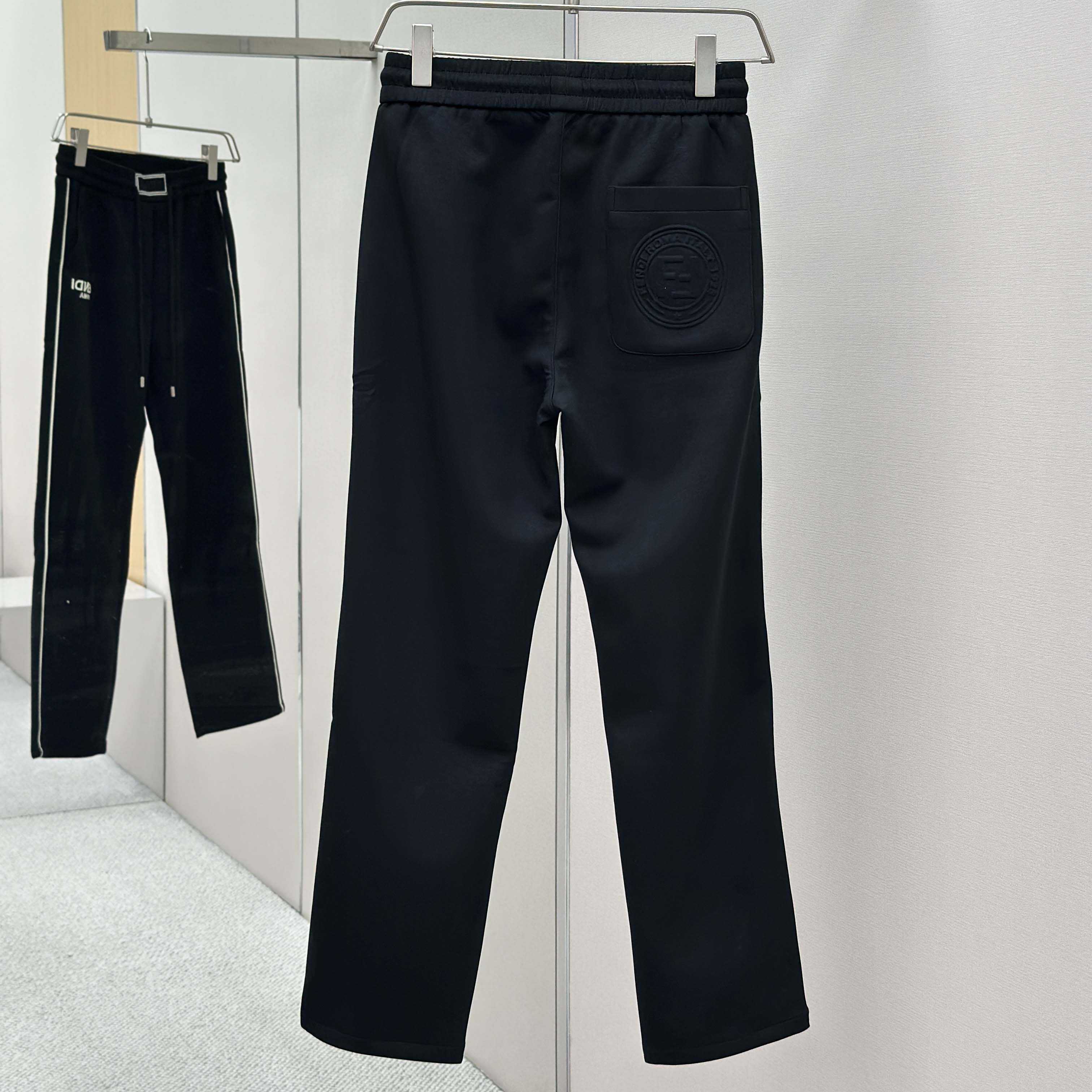 Fendi Black Cotton Pants - DopestKickz