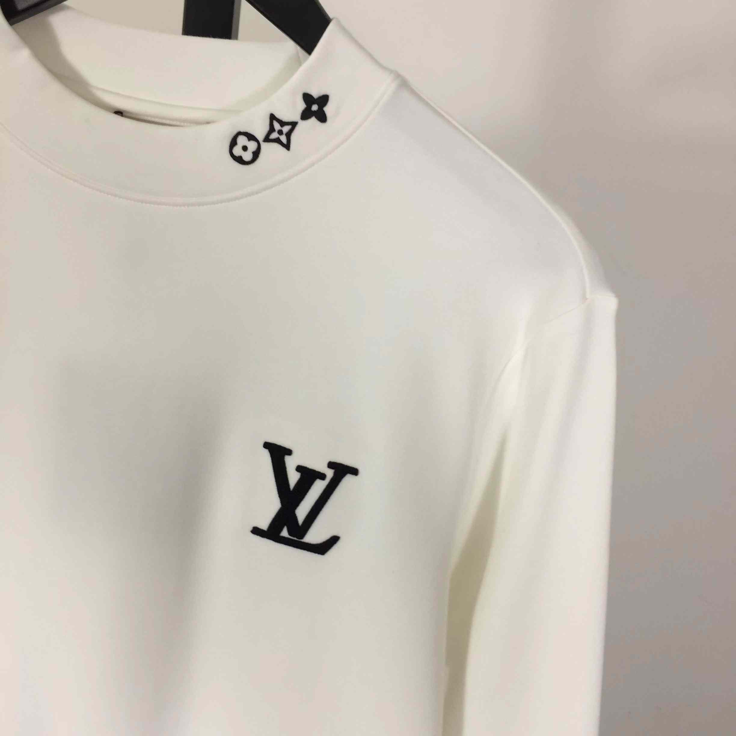 Louis Vuitton Embossed LV Long-Sleeved T-Shirt - DopestKickz