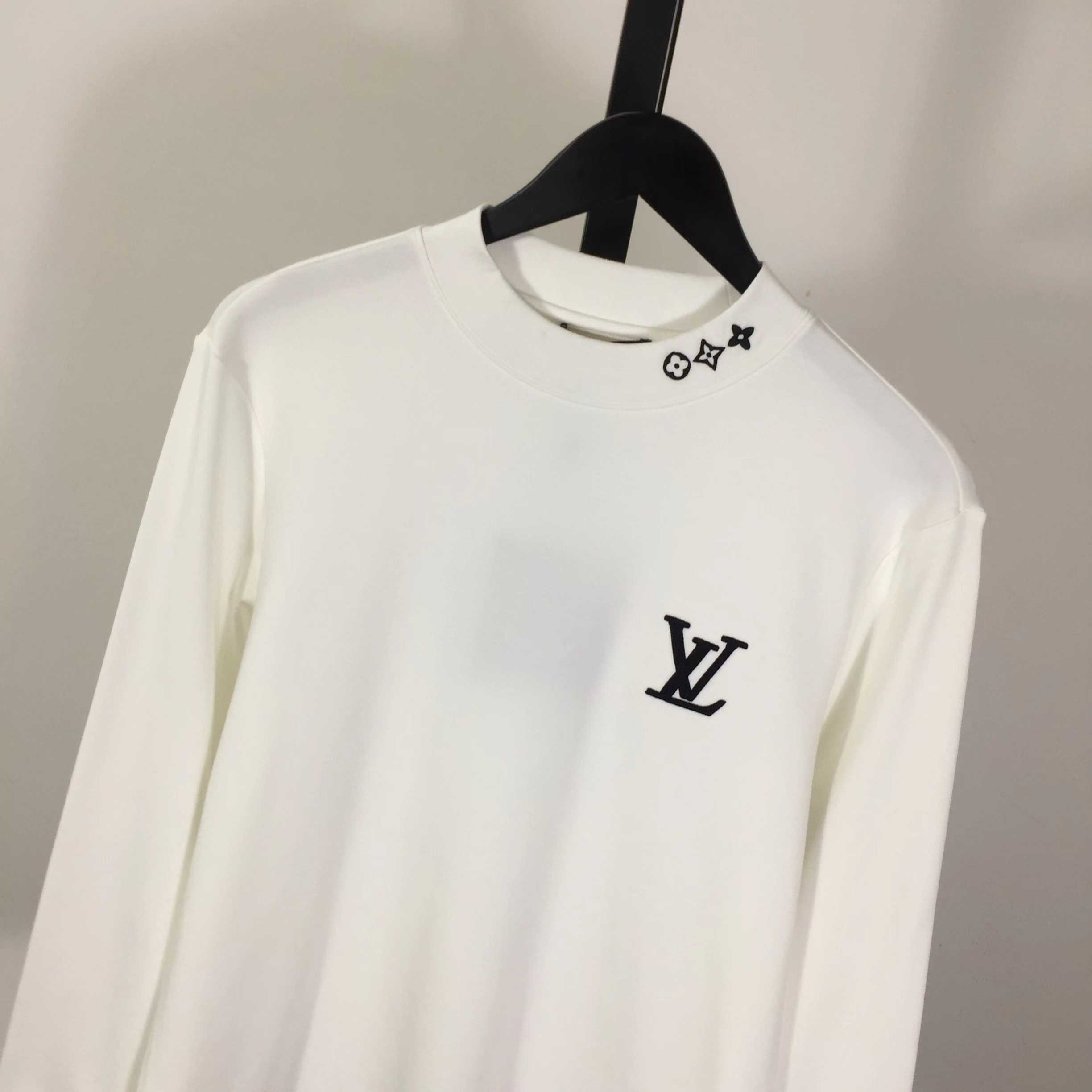 Louis Vuitton Embossed LV Long-Sleeved T-Shirt - DopestKickz