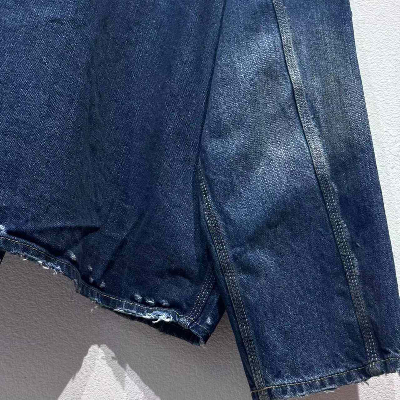 Balenciaga Zip-Up Denim Jacket In Blue Cotton Denim - DopestKickz