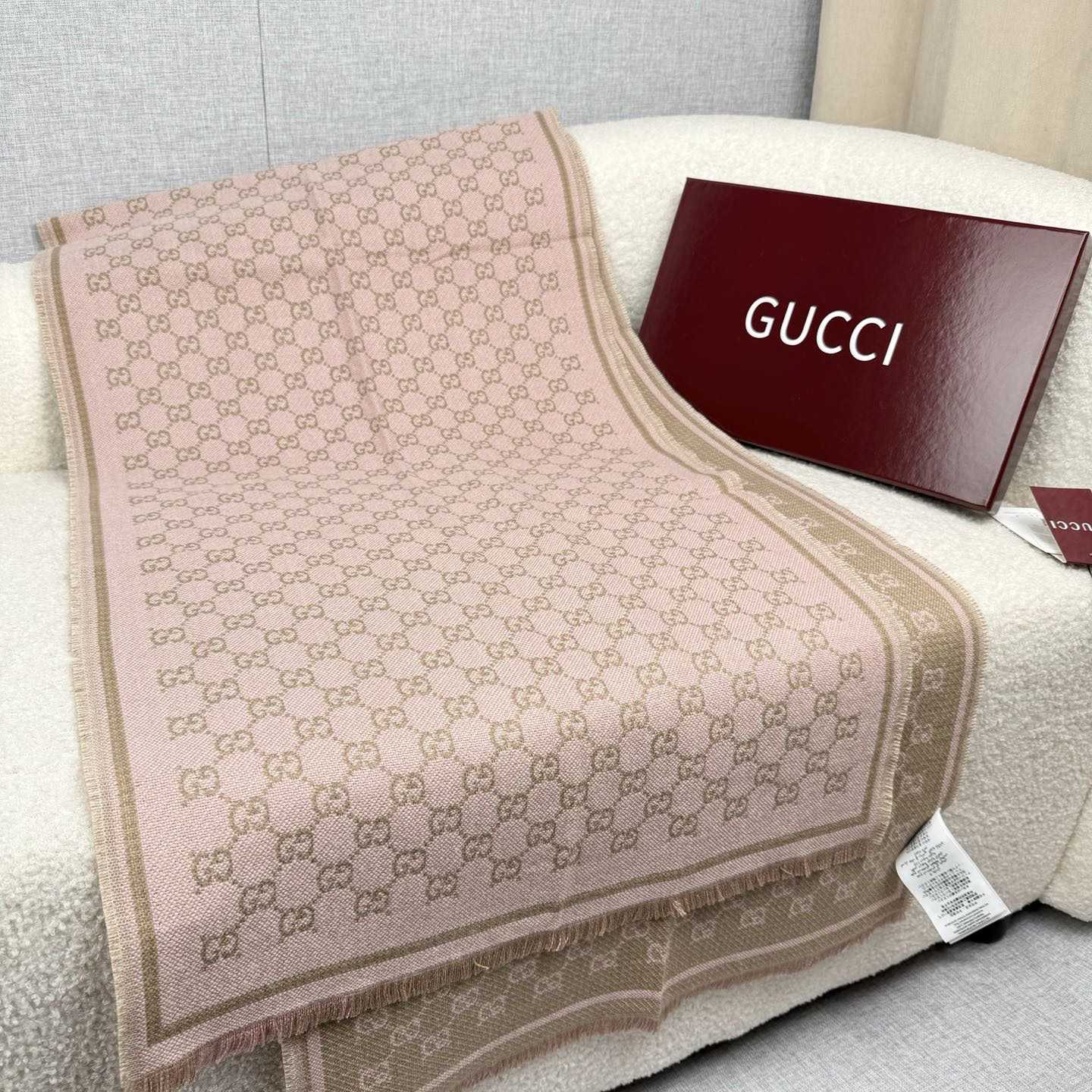 Gucci GG Wool Scarf - DopestKickz