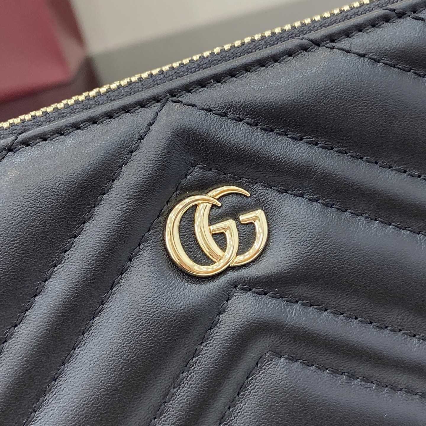 Gucci GG Marmont Pochette With Chain - DopestKickz