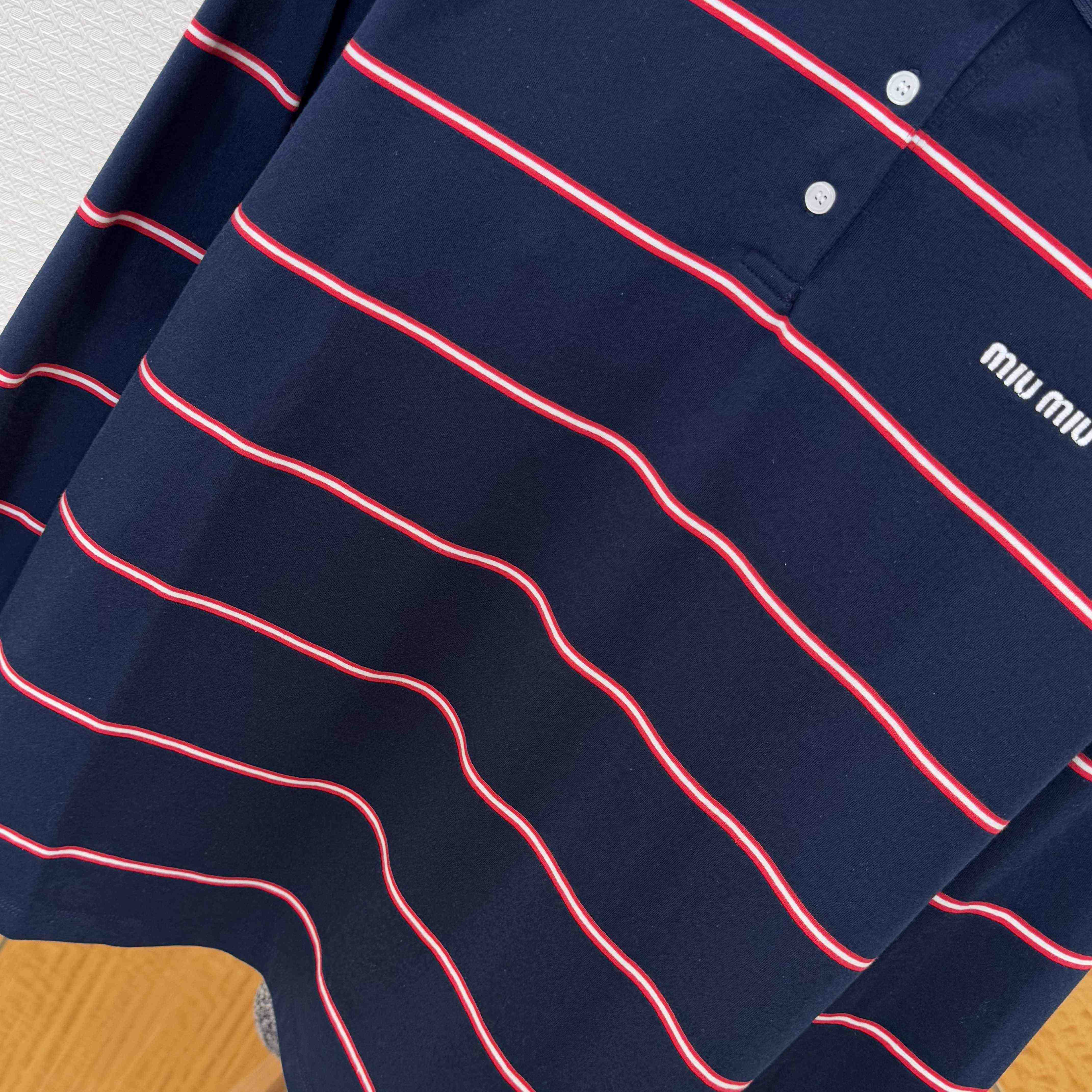 Miu Miu Cotton Polo Shirt - DopestKickz