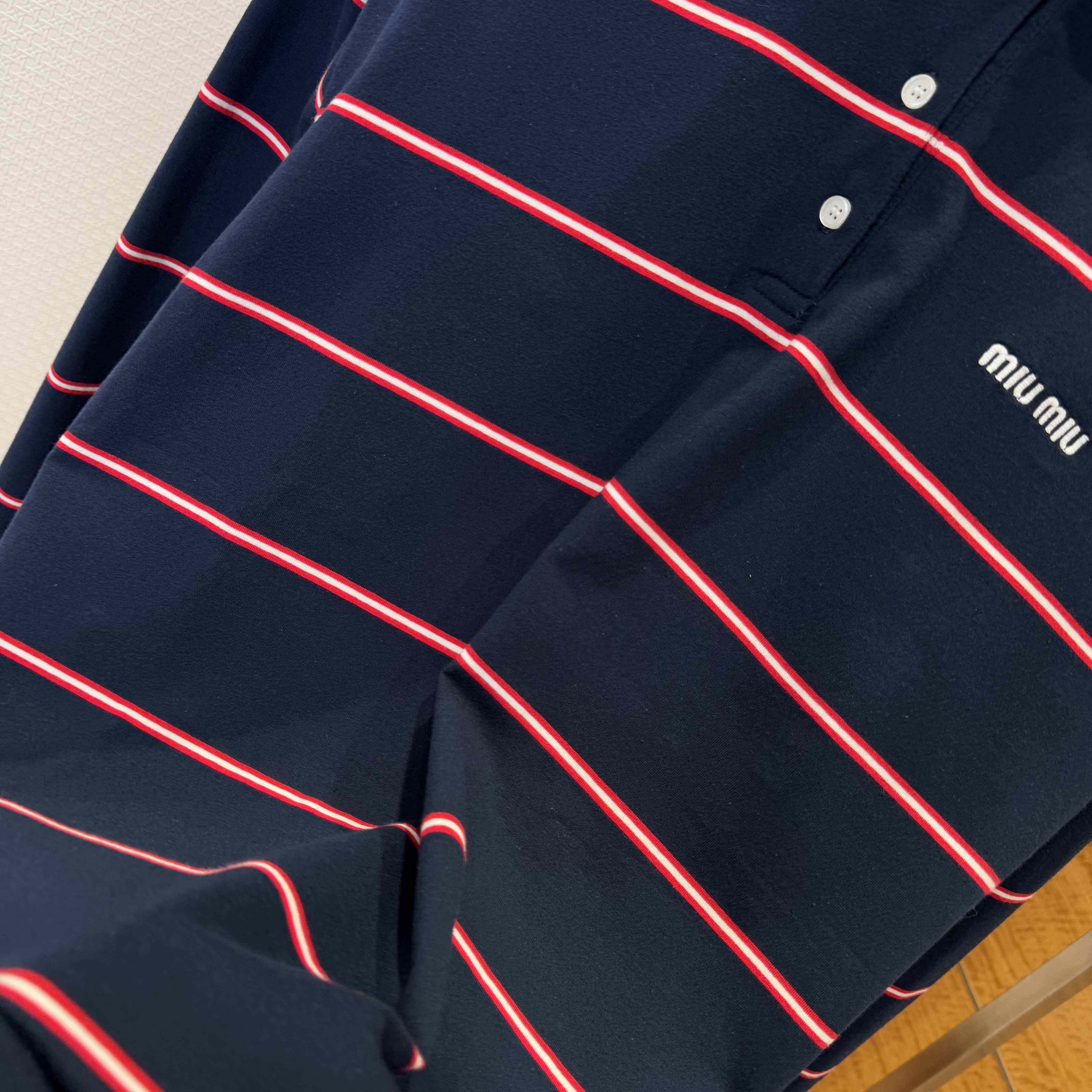 Miu Miu Cotton Polo Shirt - DopestKickz