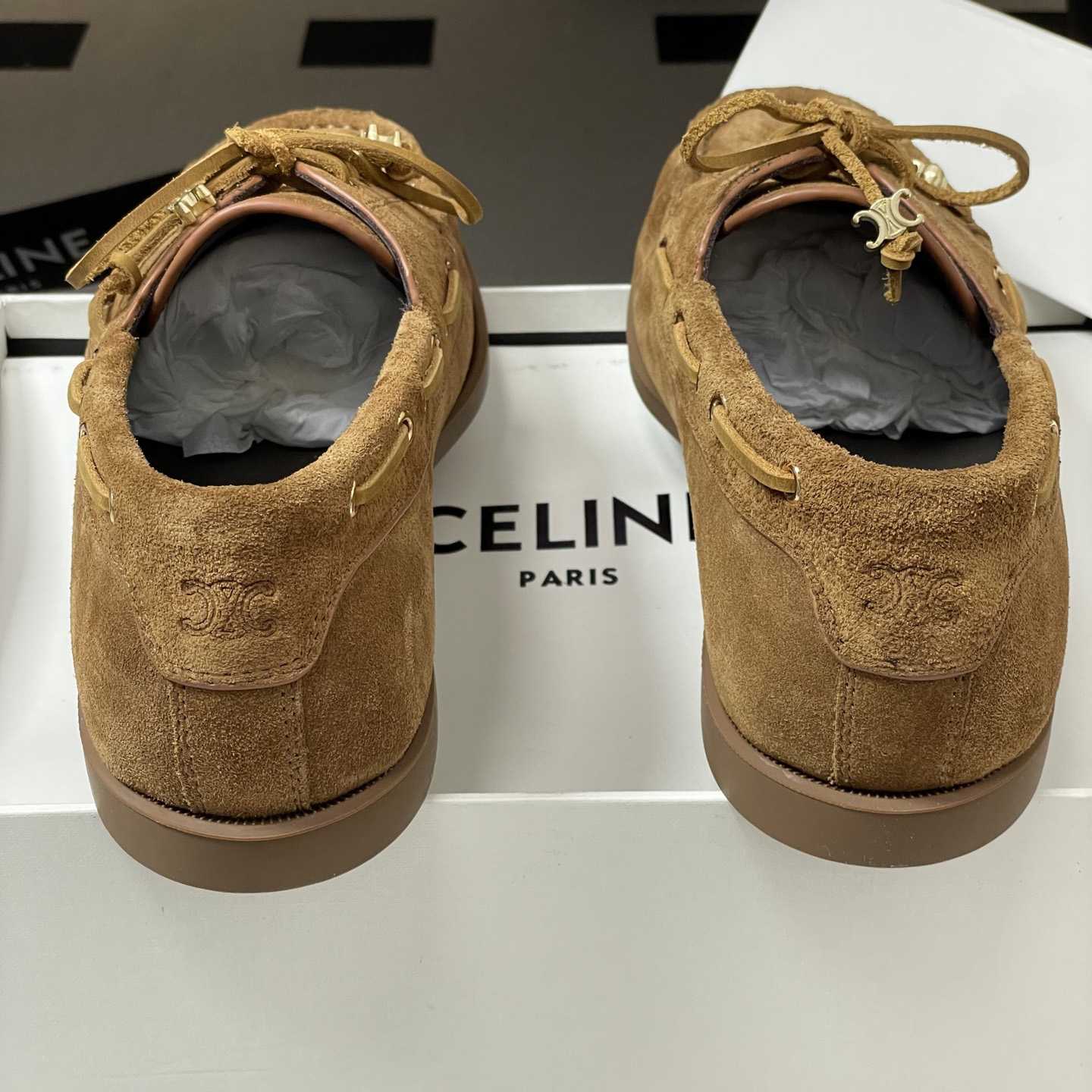 Celine Bateau In Suede Calfskin - DopestKickz