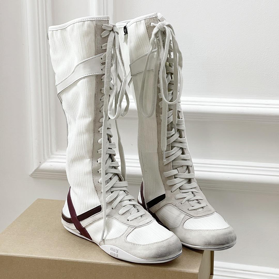 Miu Miu Panelled Boots - DopestKickz